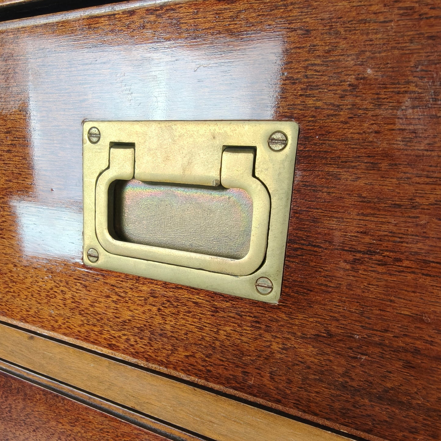 20th century campaign-style chest of drawers 20th century campaign-style chest of drawers