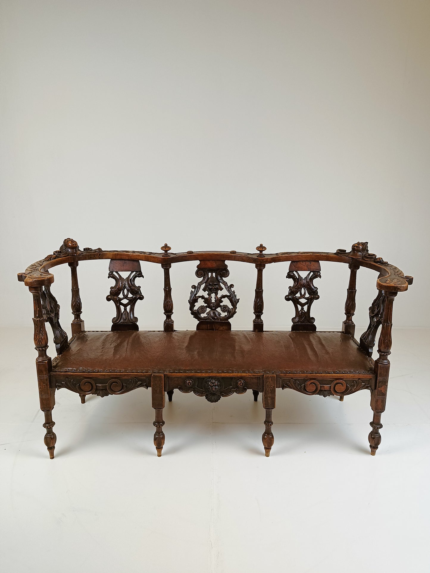 Renaissance Antique Side Bench