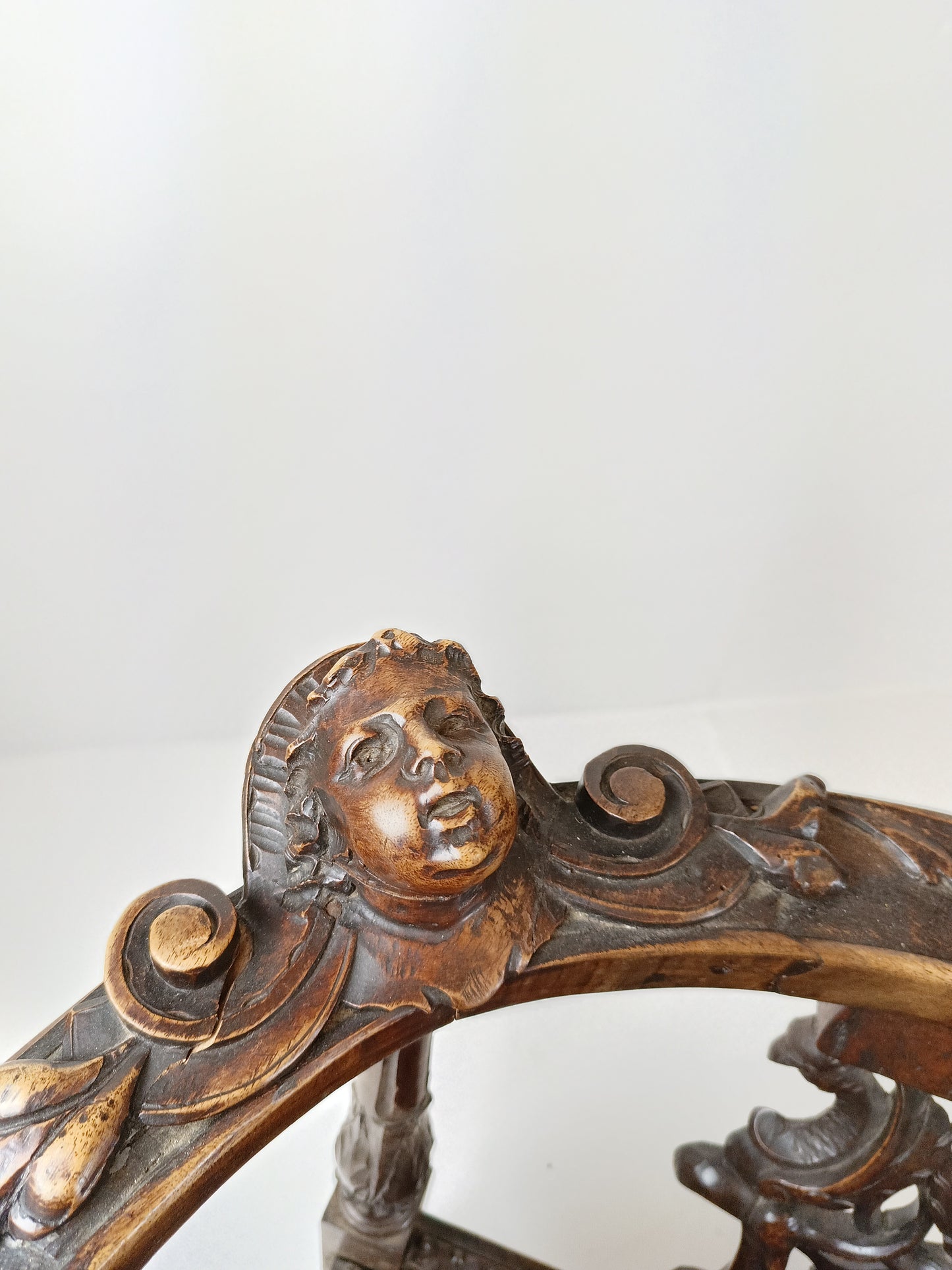 Renaissance Antique Side Bench