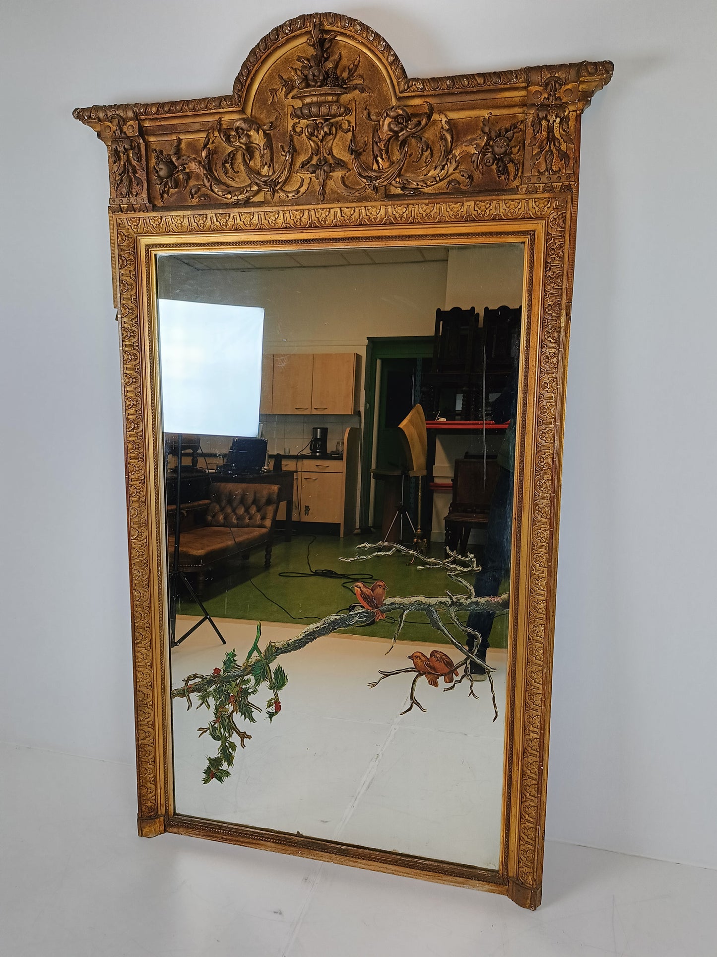 Gold Plated French Mirror