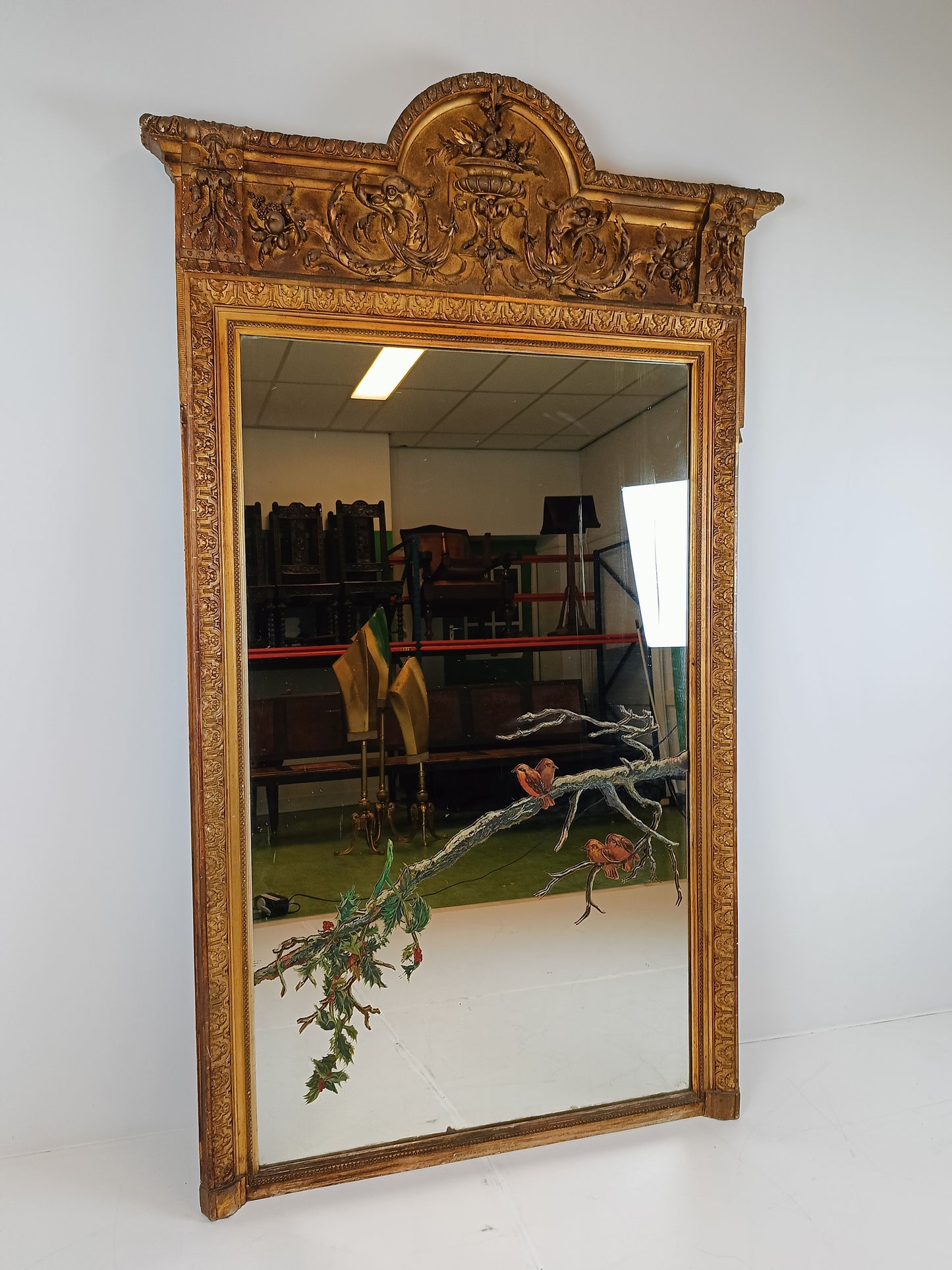 Gold Plated French Mirror