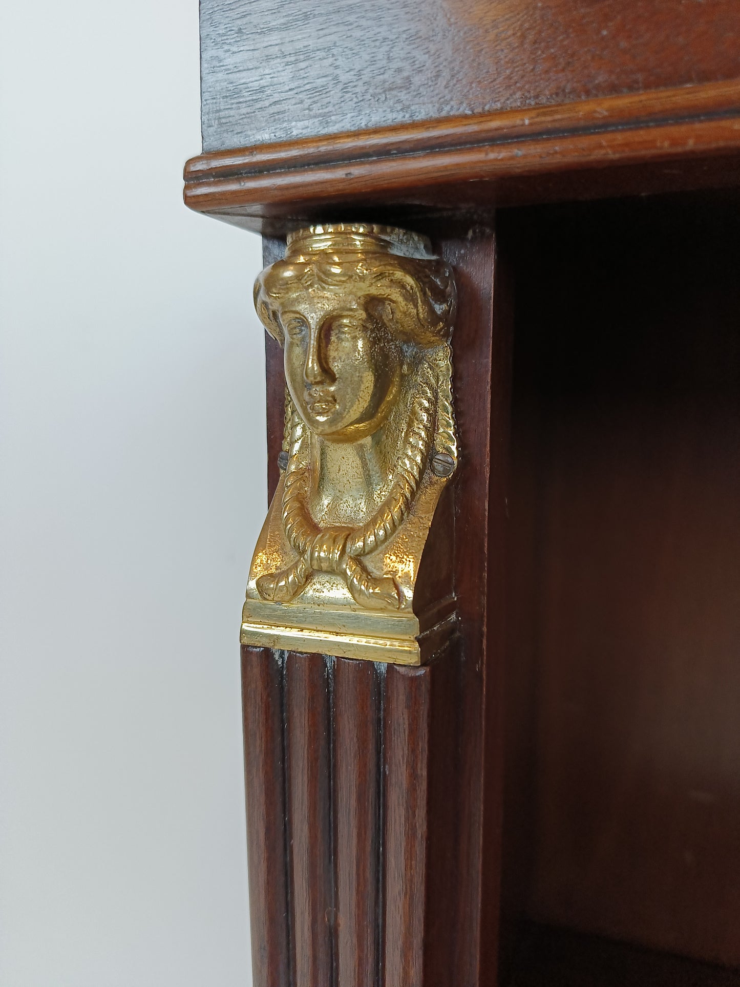 Beautiful Empire Bookcase/Cabinet