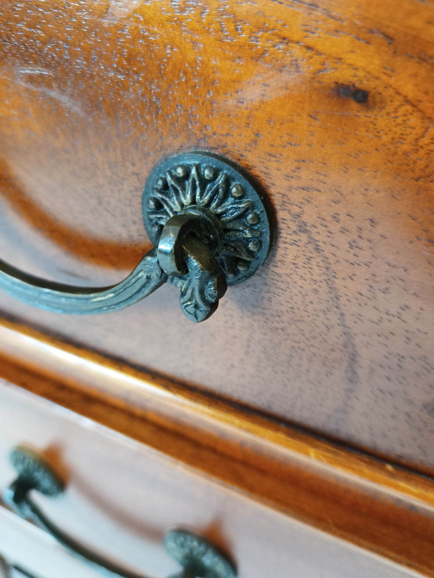 English Style Mahogany Wooden Book Cabinet