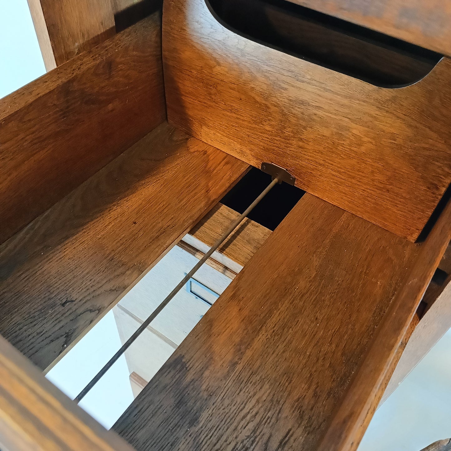 Antique Oak file cabinet filing cabinet