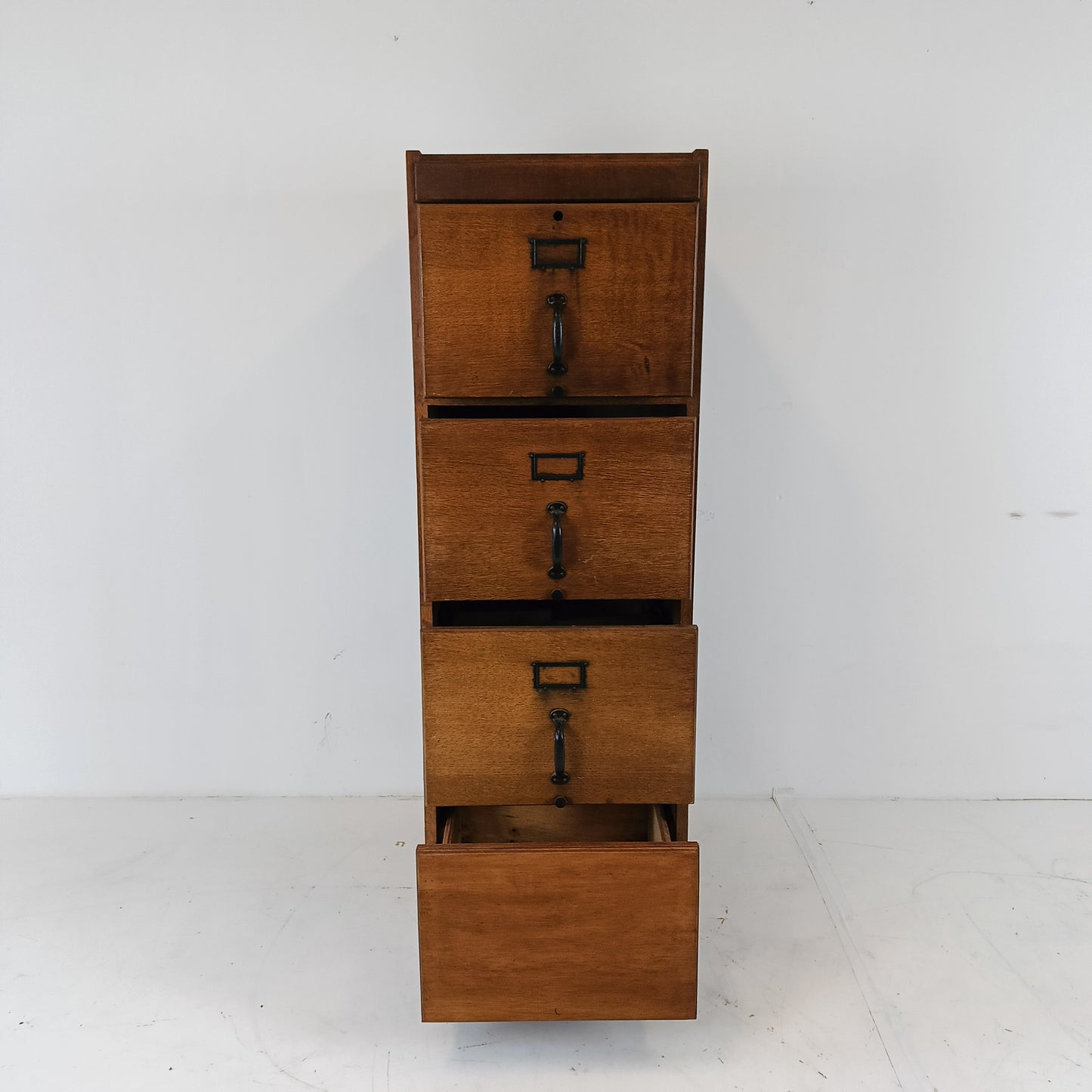 Antique Oak file cabinet filing cabinet