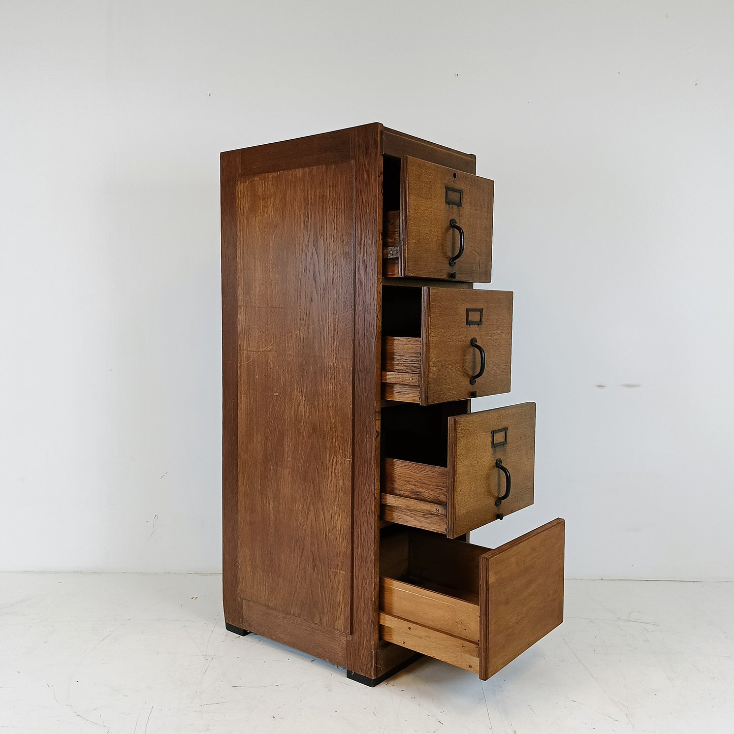 Antique Oak file cabinet filing cabinet