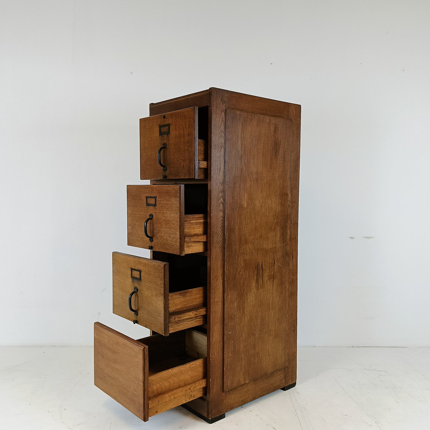 Antique Oak file cabinet filing cabinet