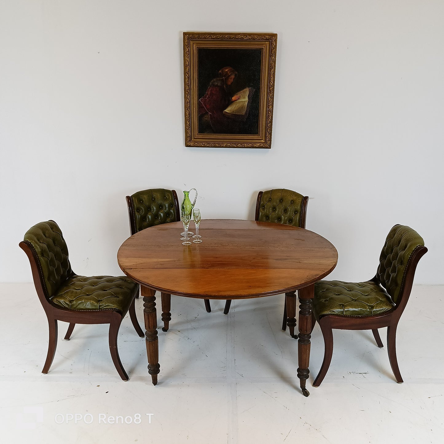 Oval Drop Leaf Table