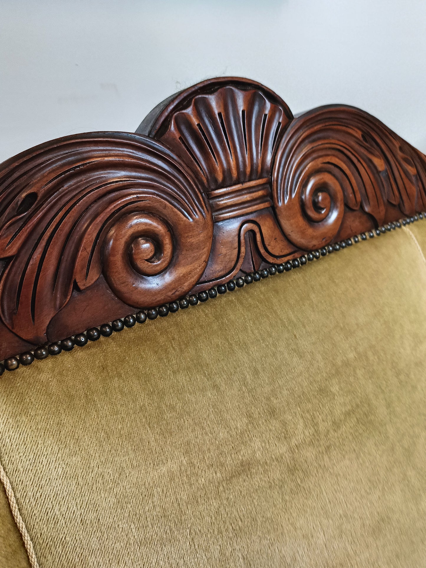 Greenish Biedermeier Sofa