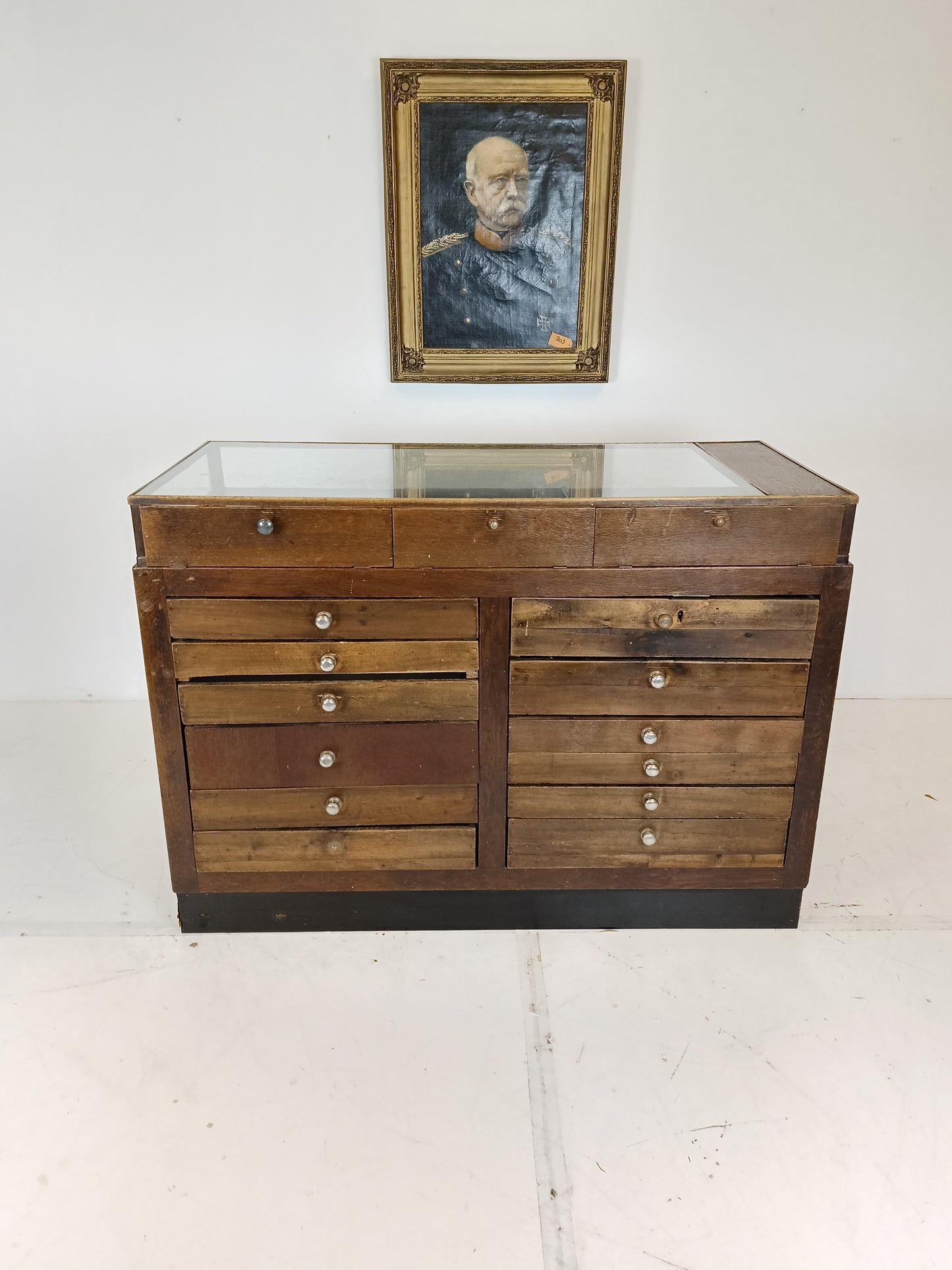 Antique Shop Counter