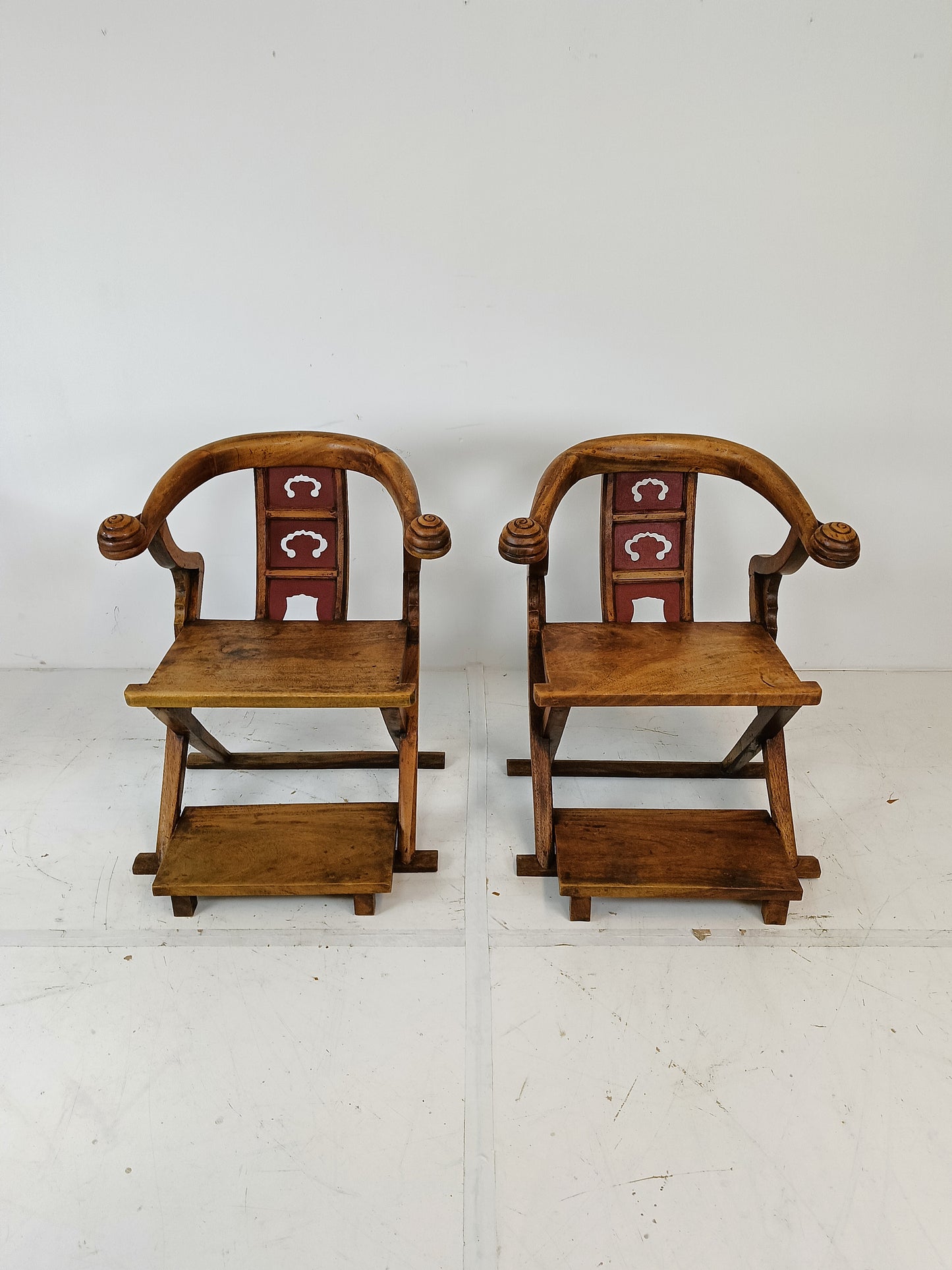 Rare Asian Throne Chairs