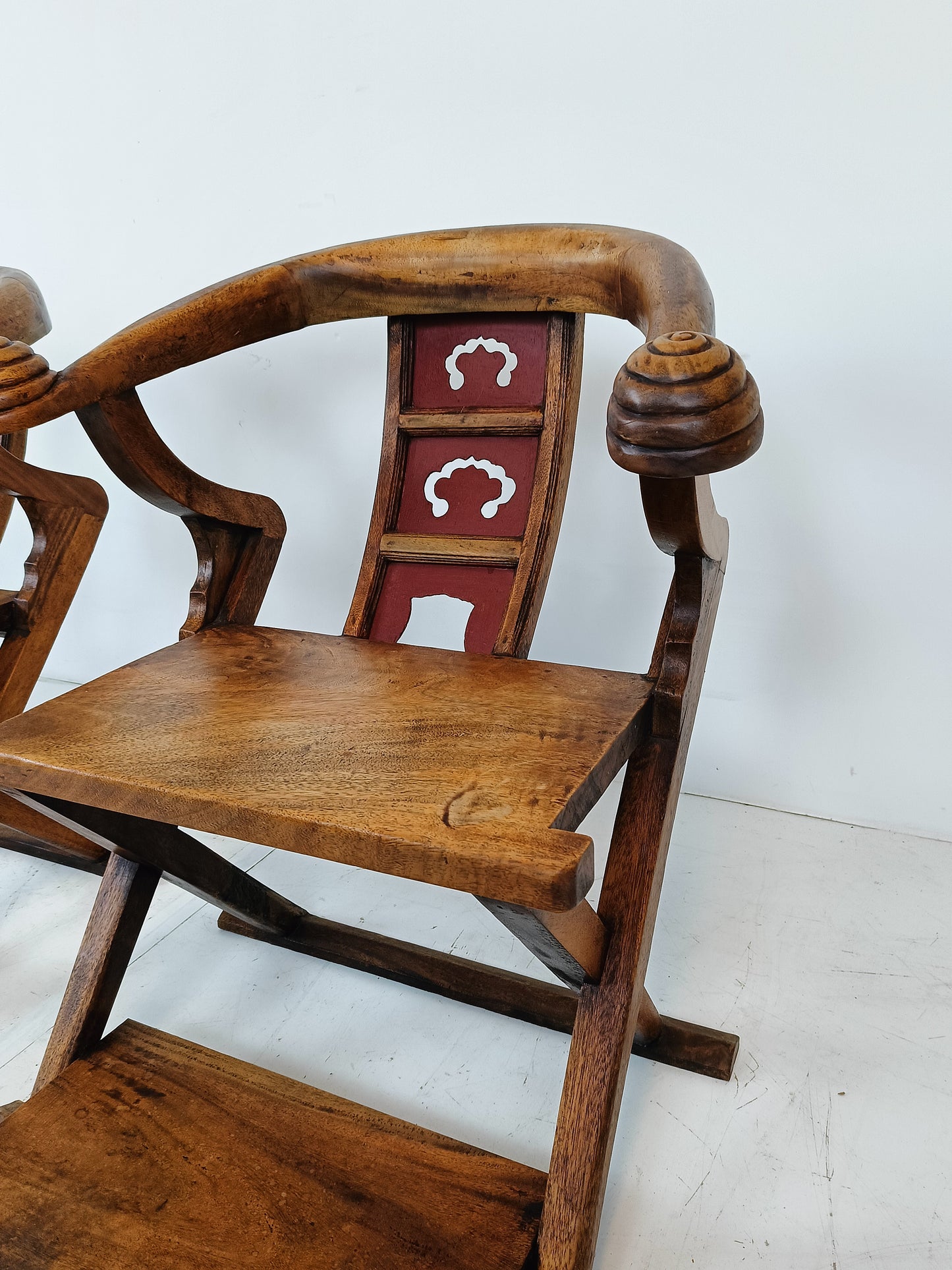Rare Asian Throne Chairs