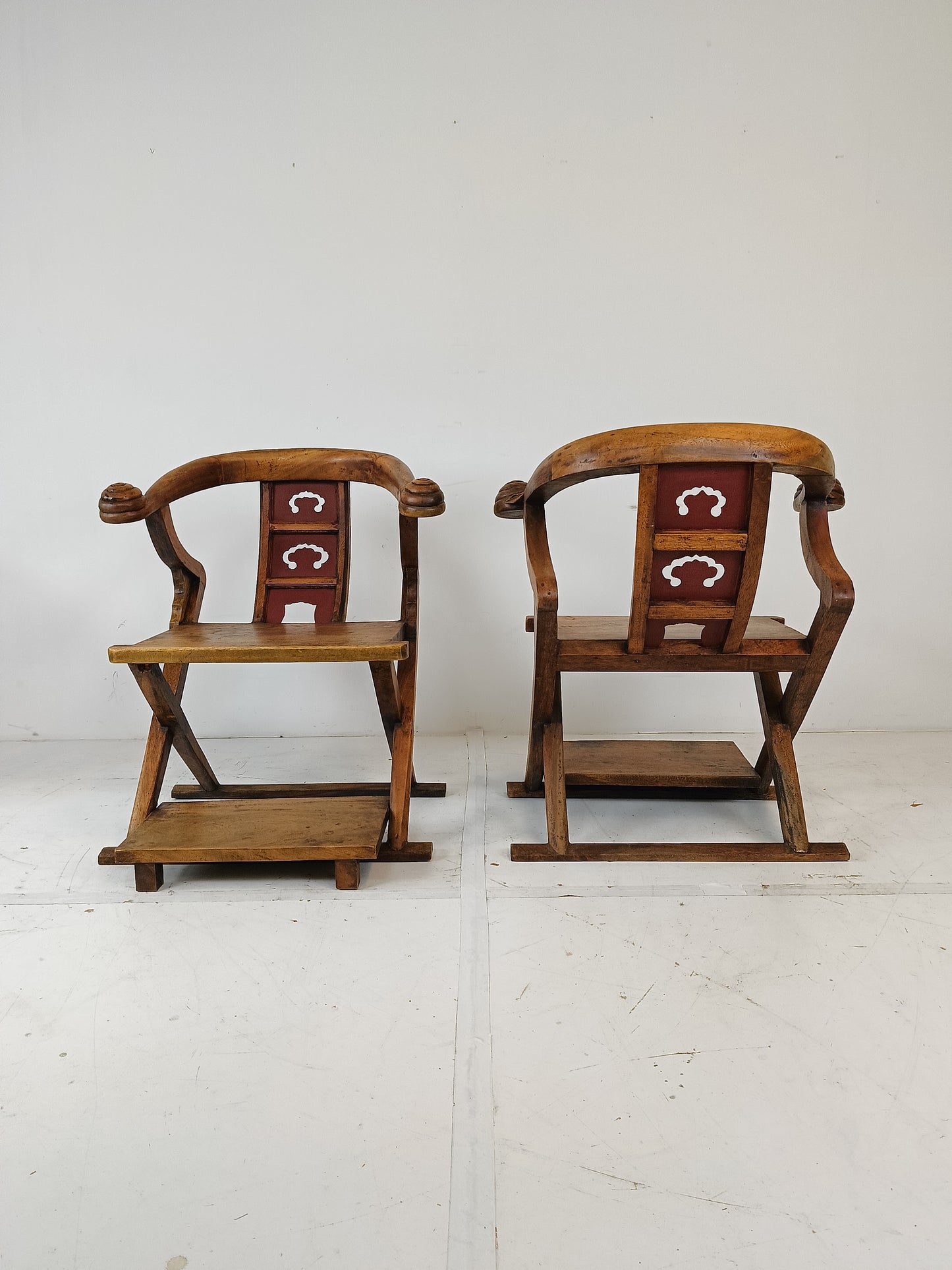 Rare Asian Throne Chairs