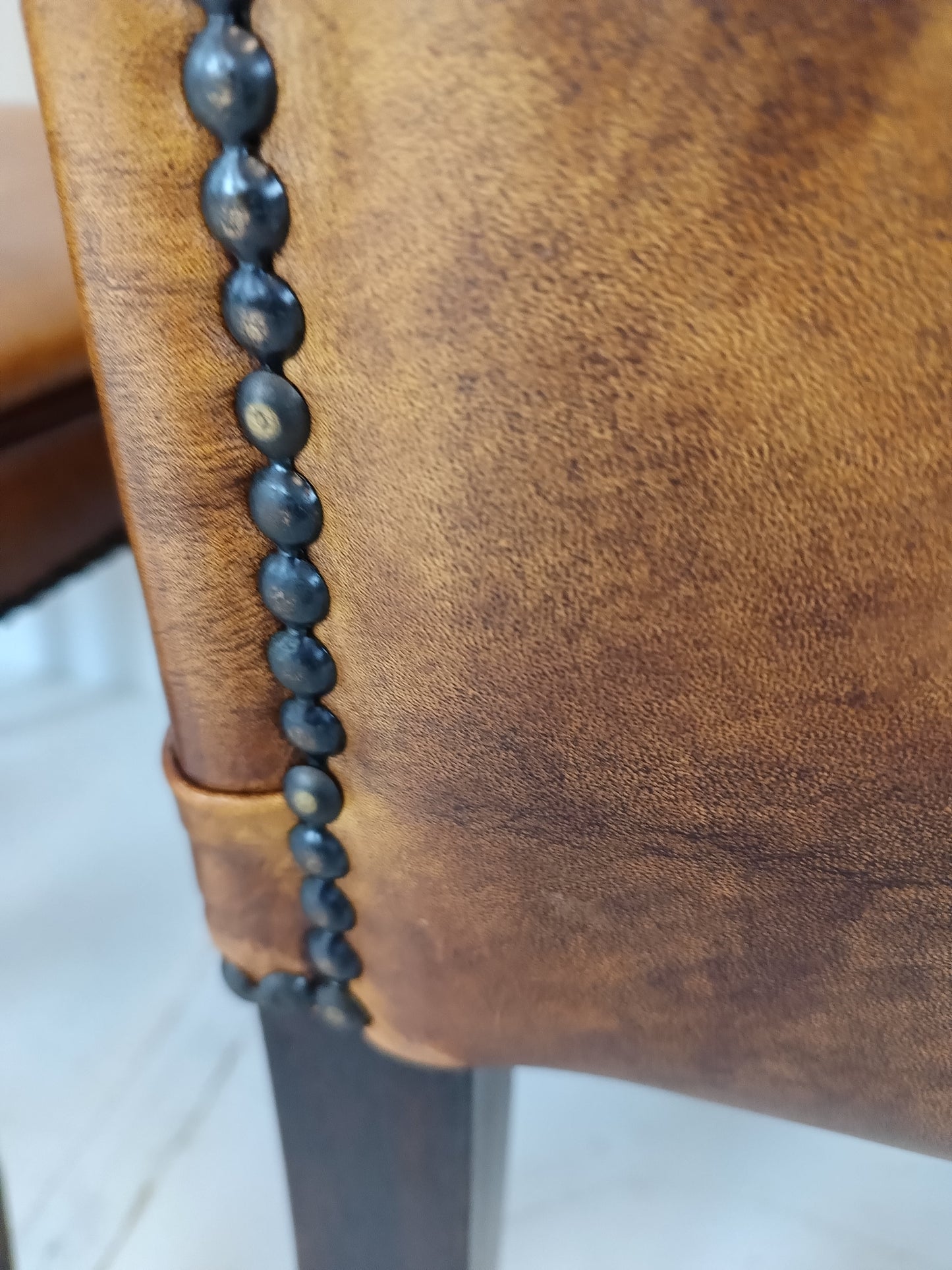 Sheep Leather Dining Chair Set