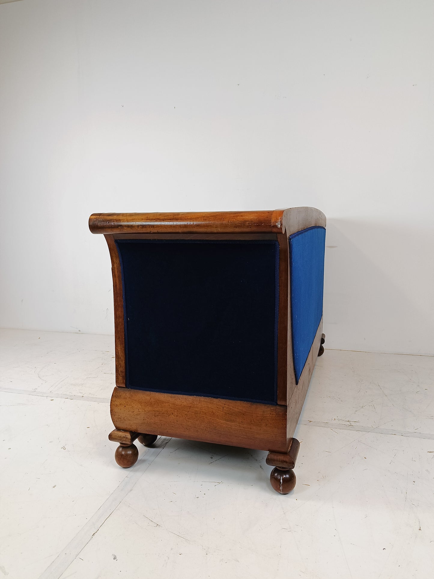 Blue Biedermeier Sofa