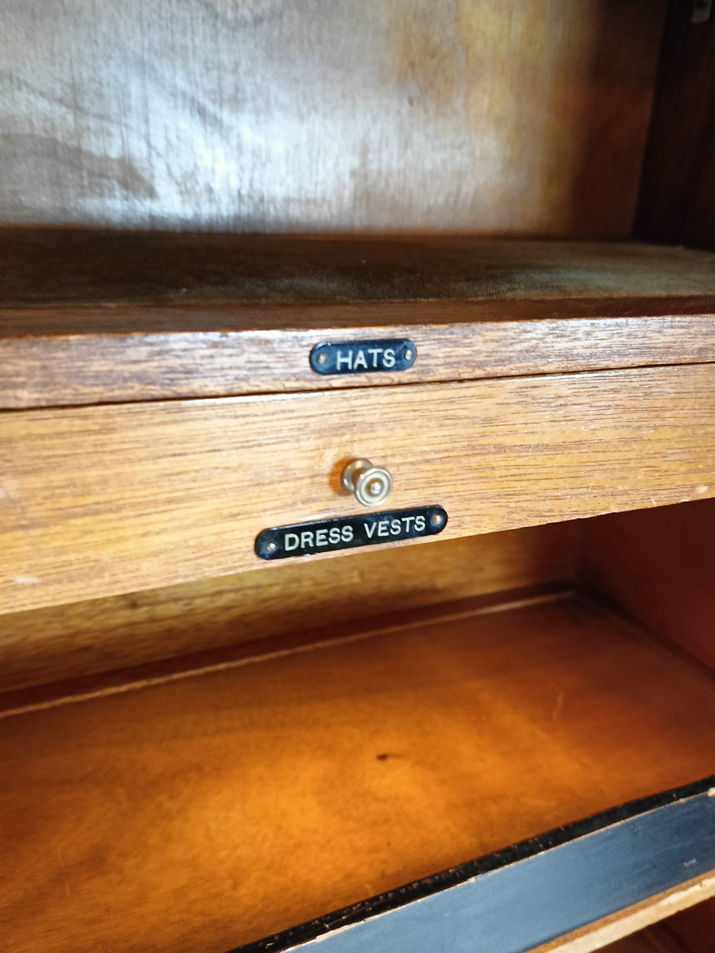 1920s, Mahogany and Oak Compactom Ltd Gentleman's Wardrobe (2)