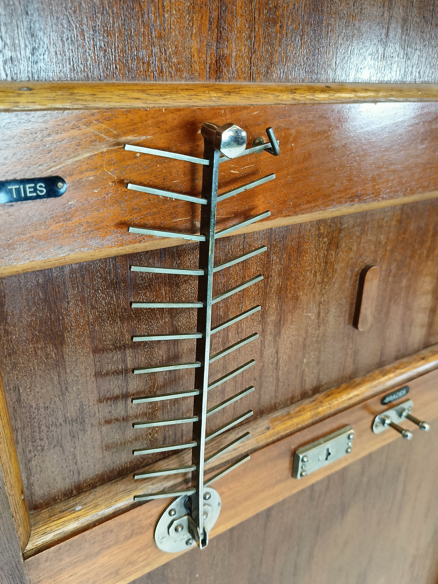 1920s, Mahogany and Oak Compactom Ltd Gentleman's Wardrobe (2)