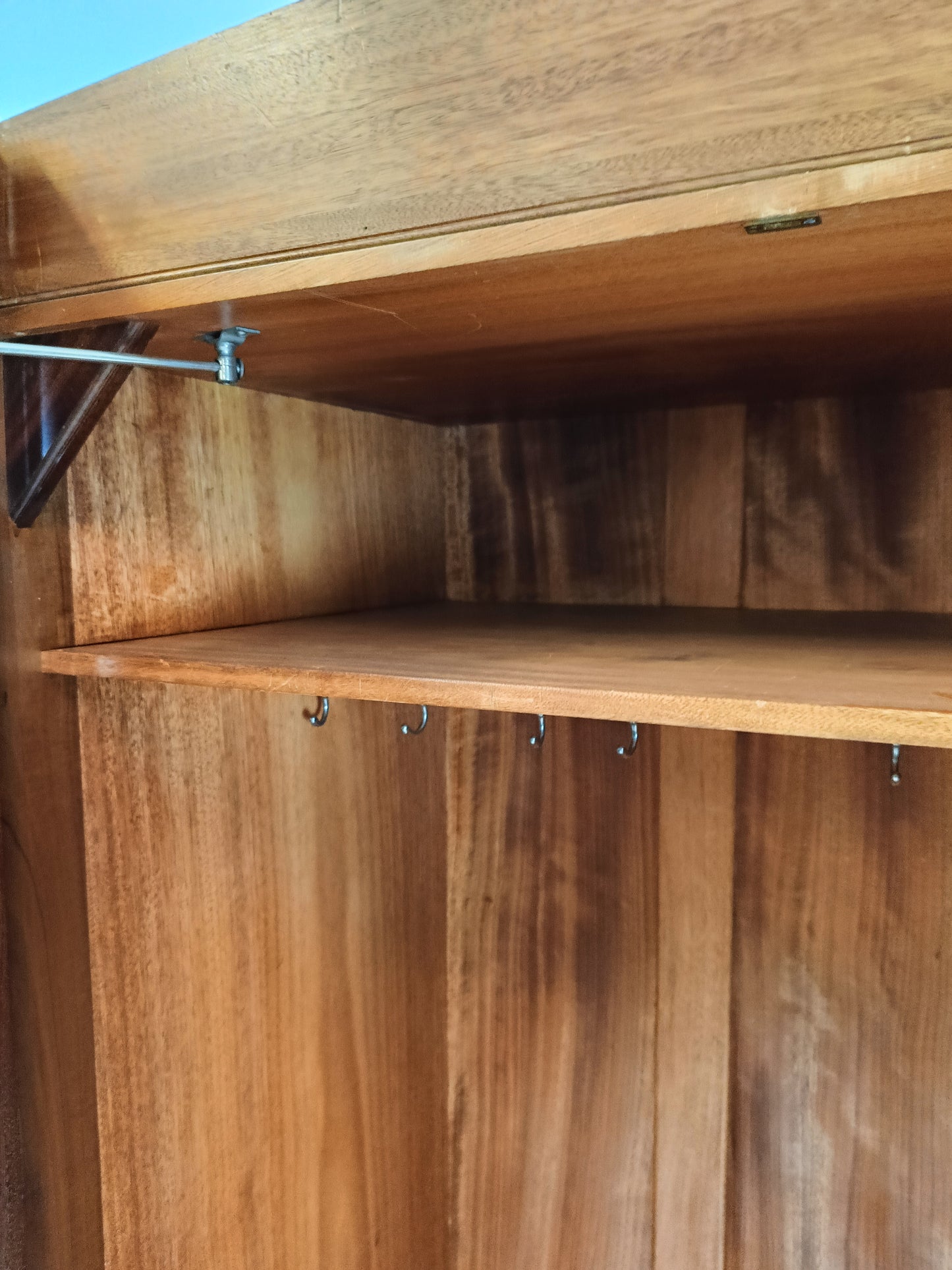 English Burr Walnut Large Waring and Gillow Wardrobe