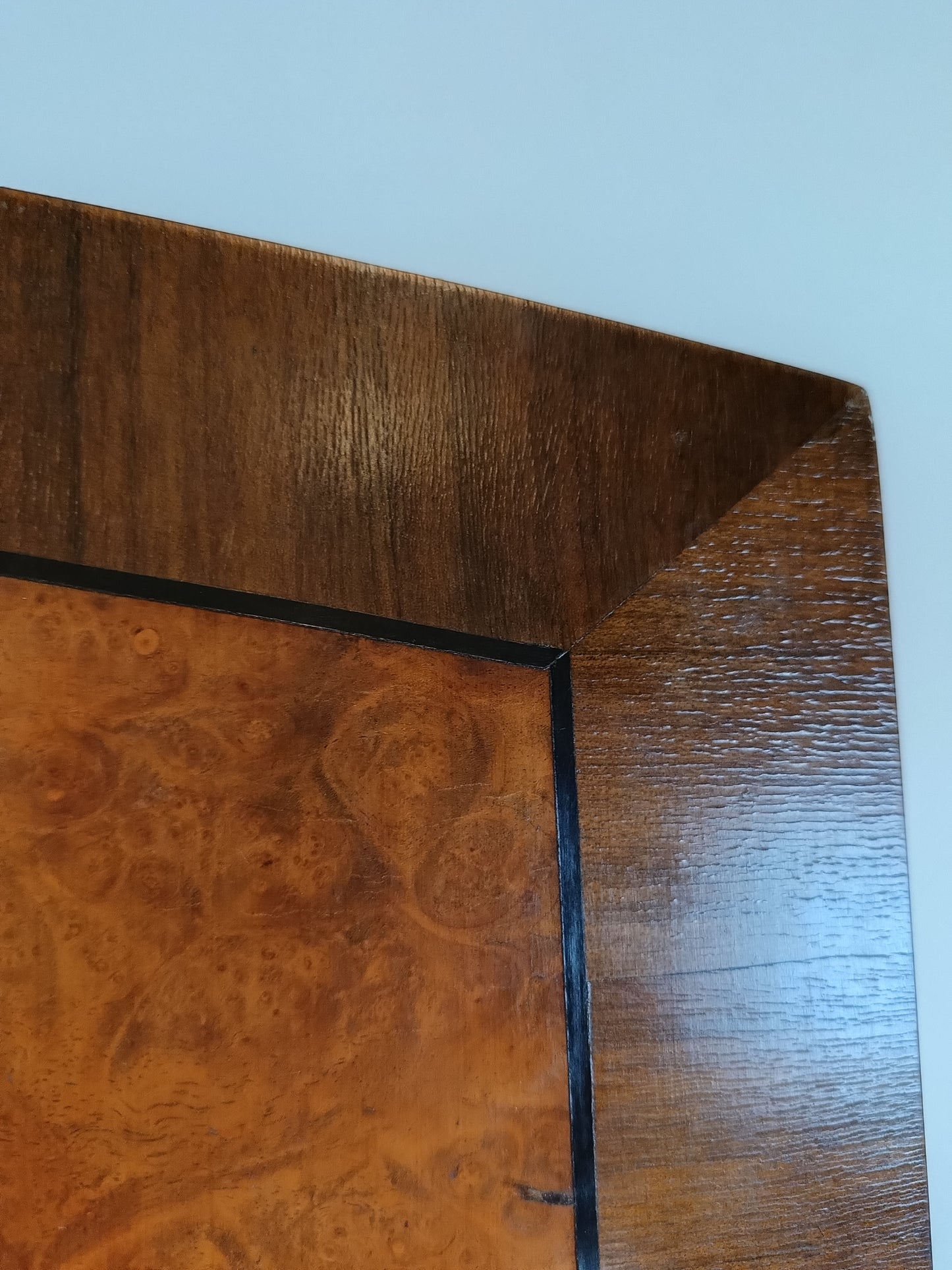 English Burr Walnut Large Waring and Gillow Wardrobe