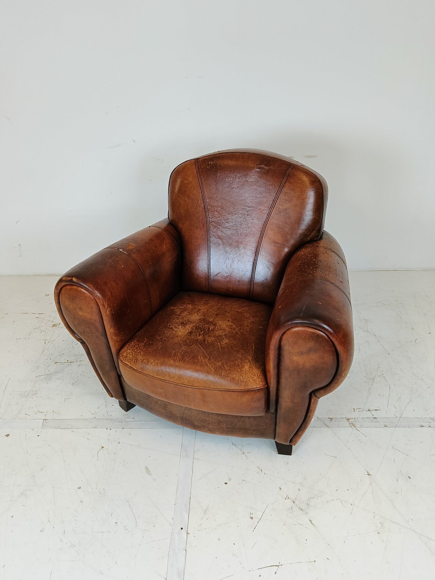 Sheep Leather Club Chair