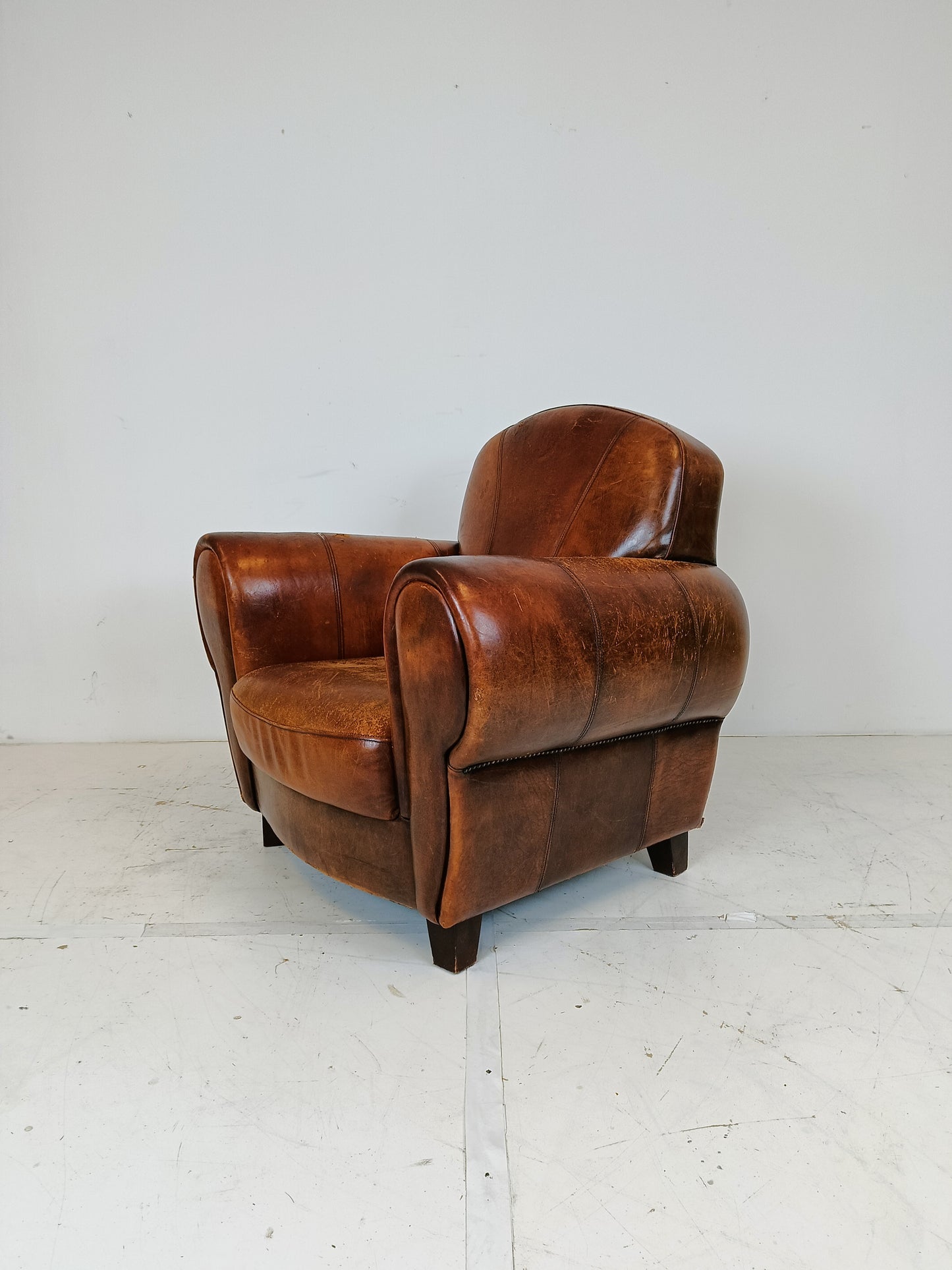 Sheep Leather Club Chair