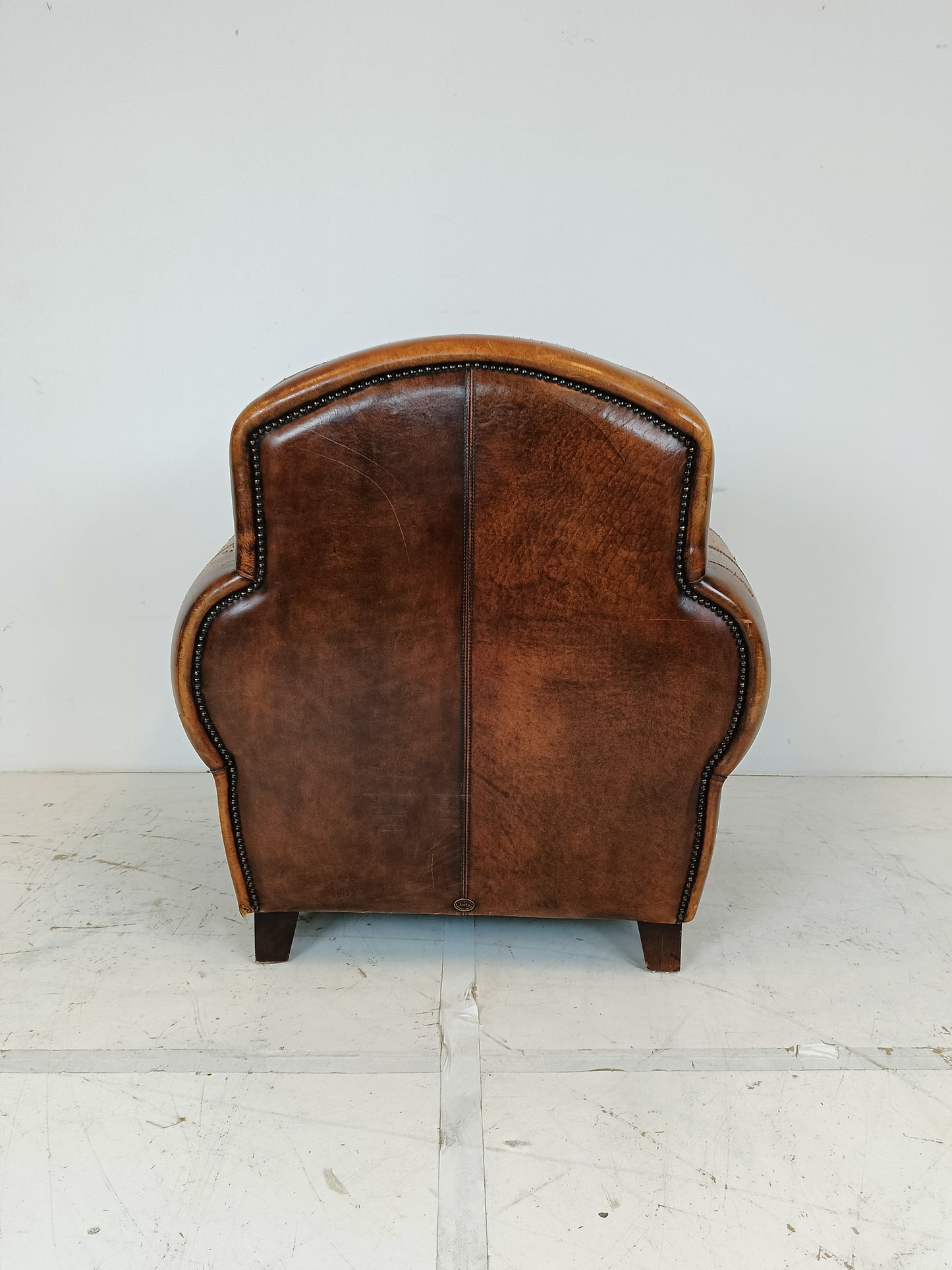 Sheep Leather Club Chair