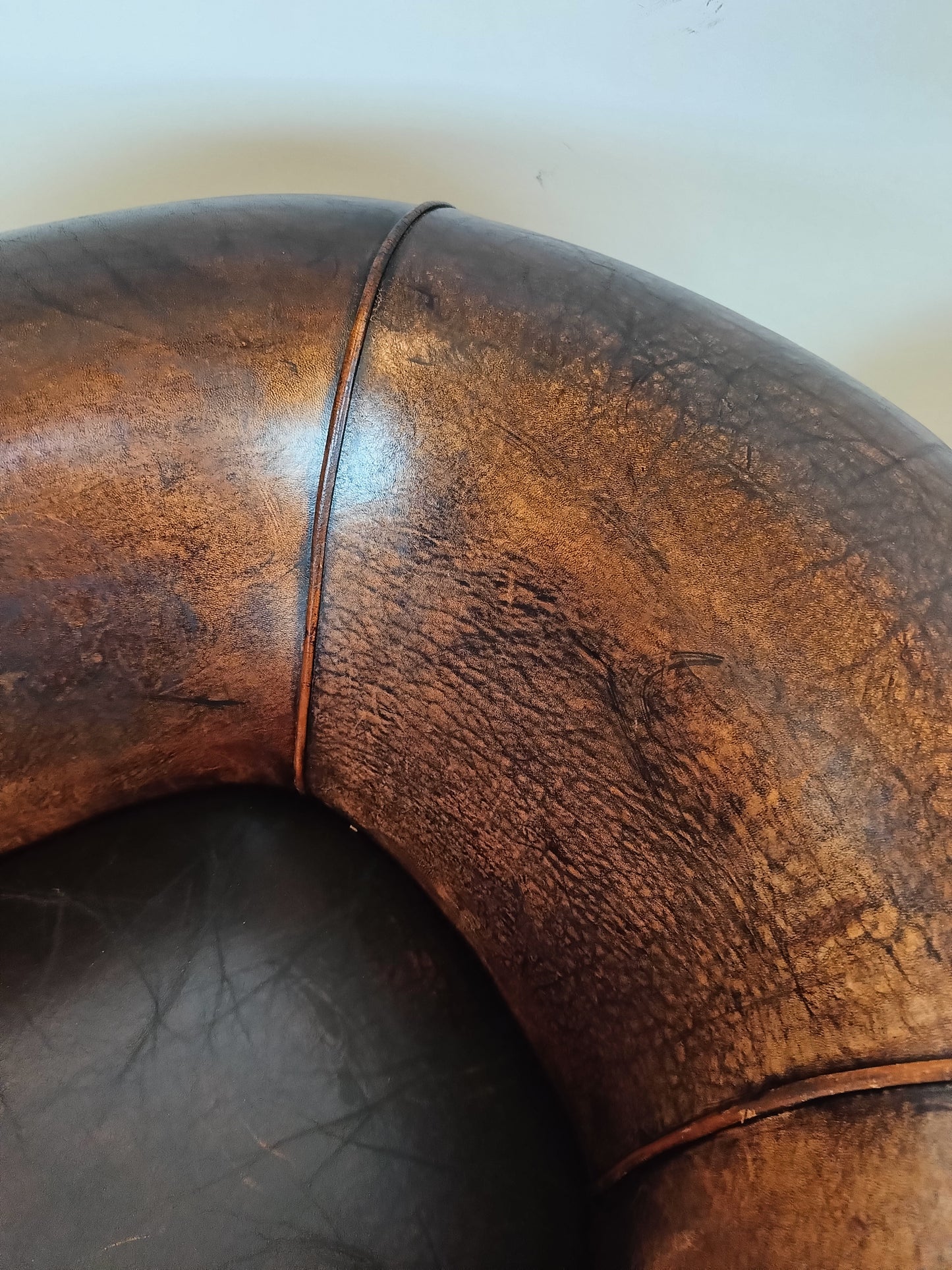 Excellent Set Of Sheep Leather Chairs