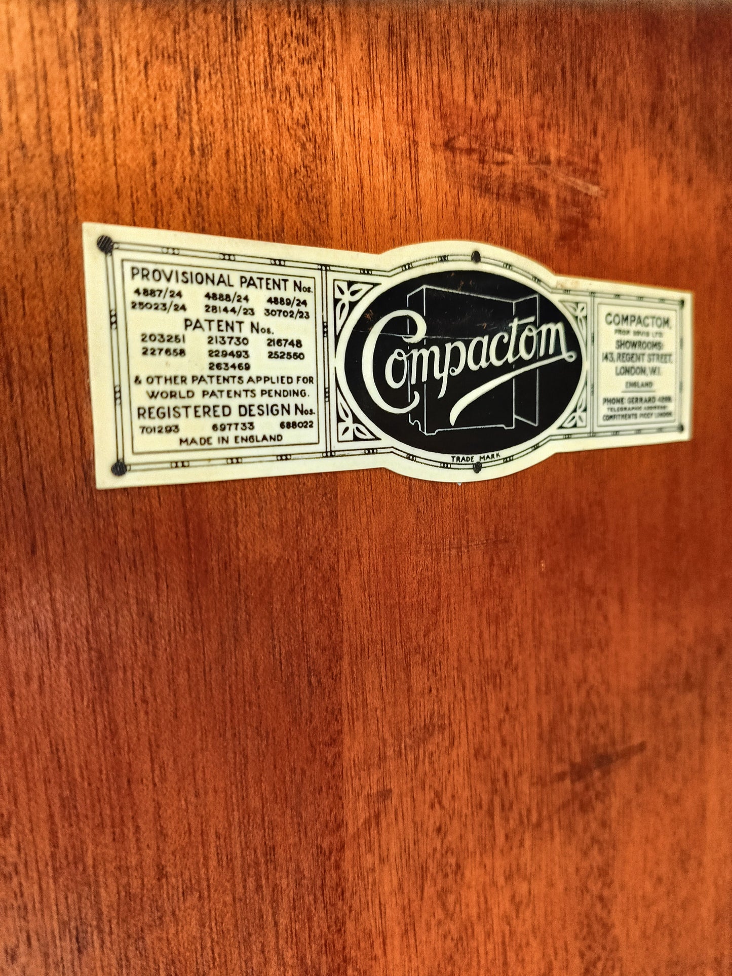 1920s, Mahogany and Oak Compactom Ltd Gentleman's Wardrobe (3)