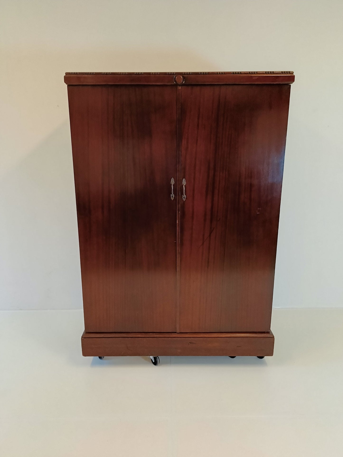 1920s, Mahogany and Oak Compactom Ltd Gentleman's Wardrobe (3)