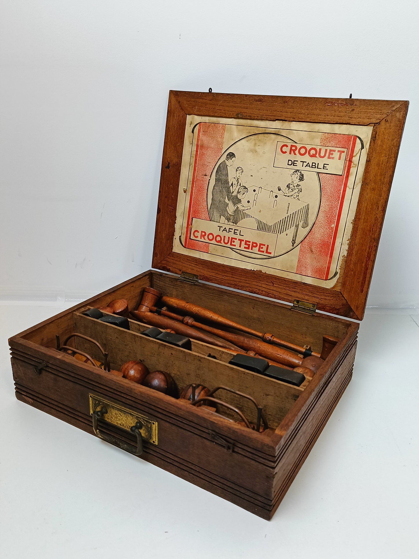 Antique Croquet Tablet Game/ Price On Request