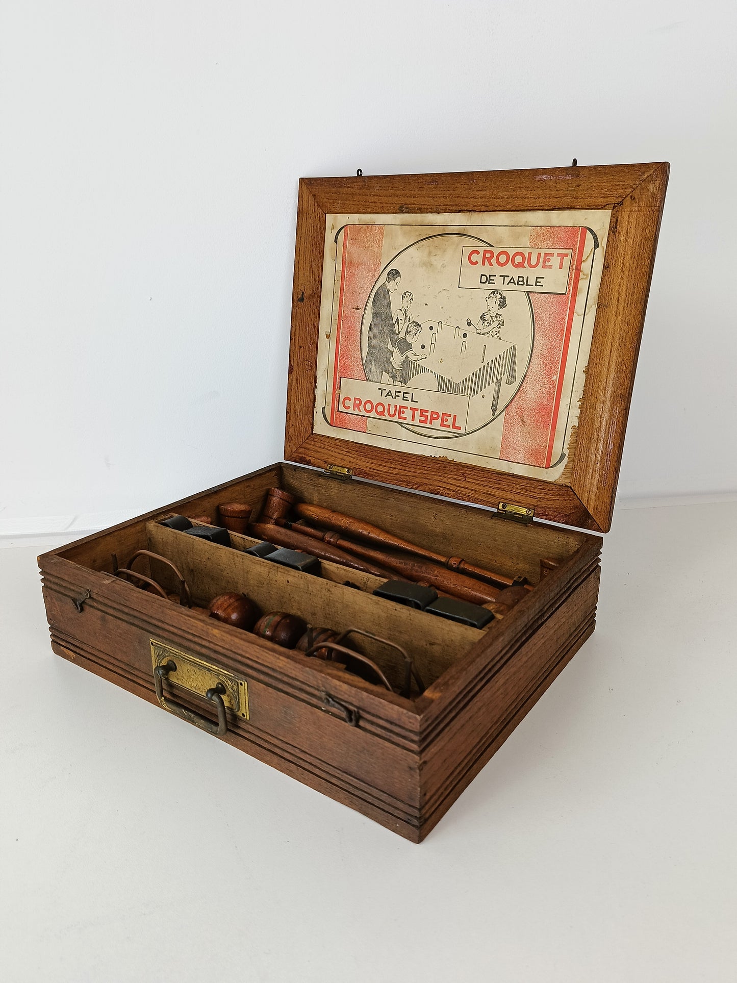 Antique Croquet Tablet Game/ Price On Request