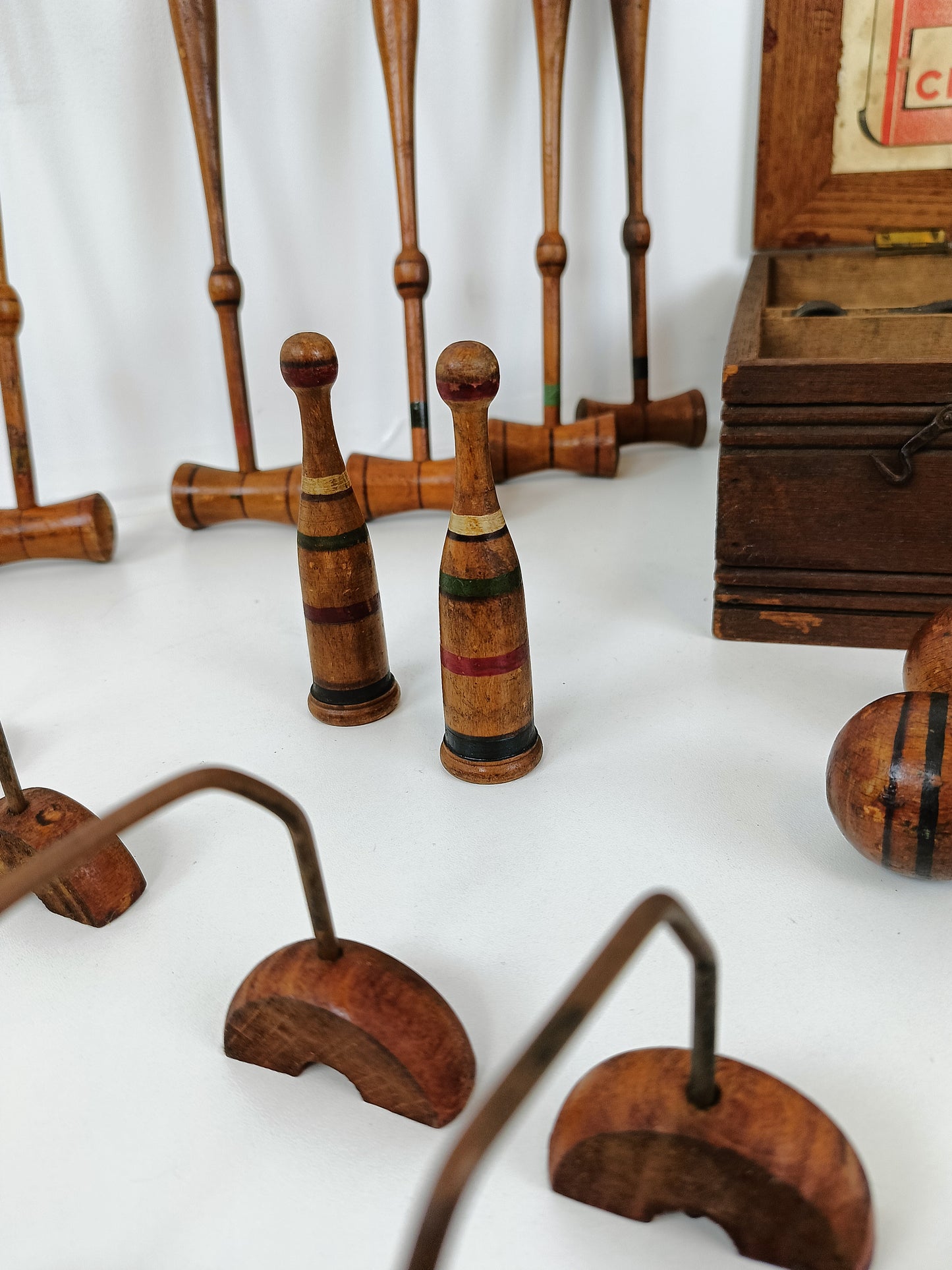 Antique Croquet Tablet Game/ Price On Request