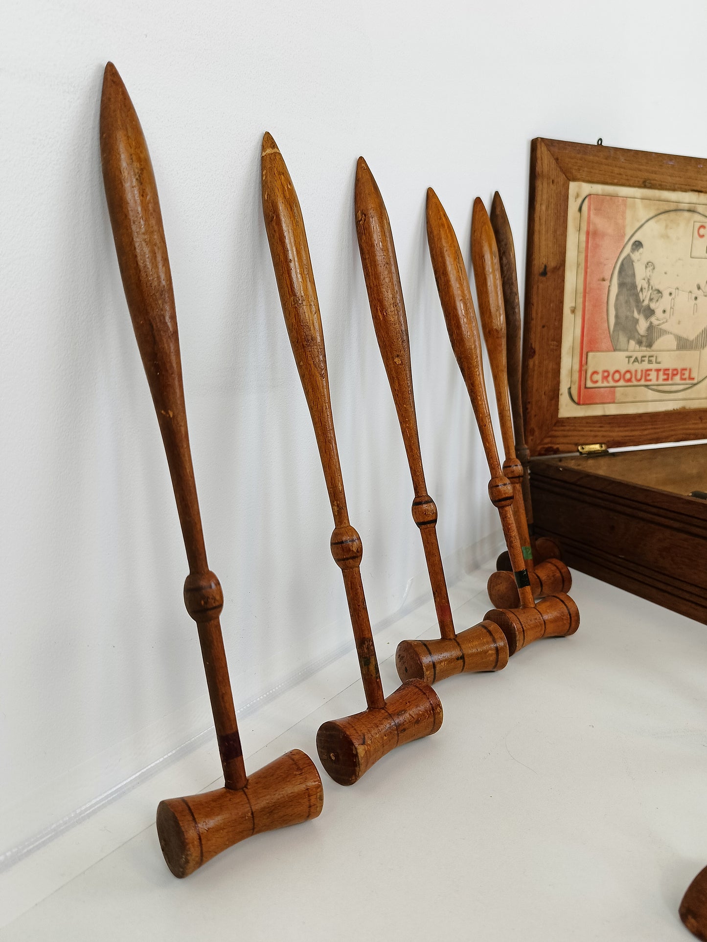 Antique Croquet Tablet Game/ Price On Request