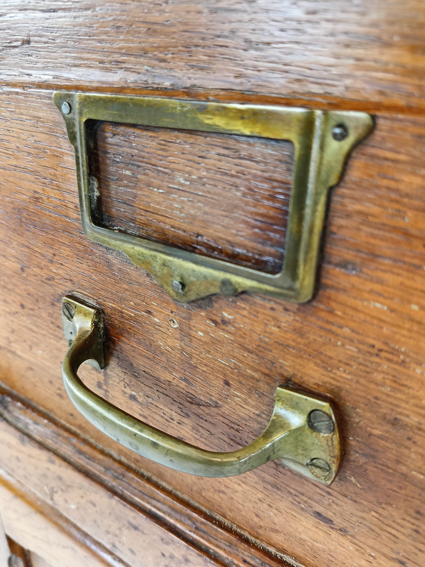 Exclusive Antique Filling Cabinet In Oak Wood