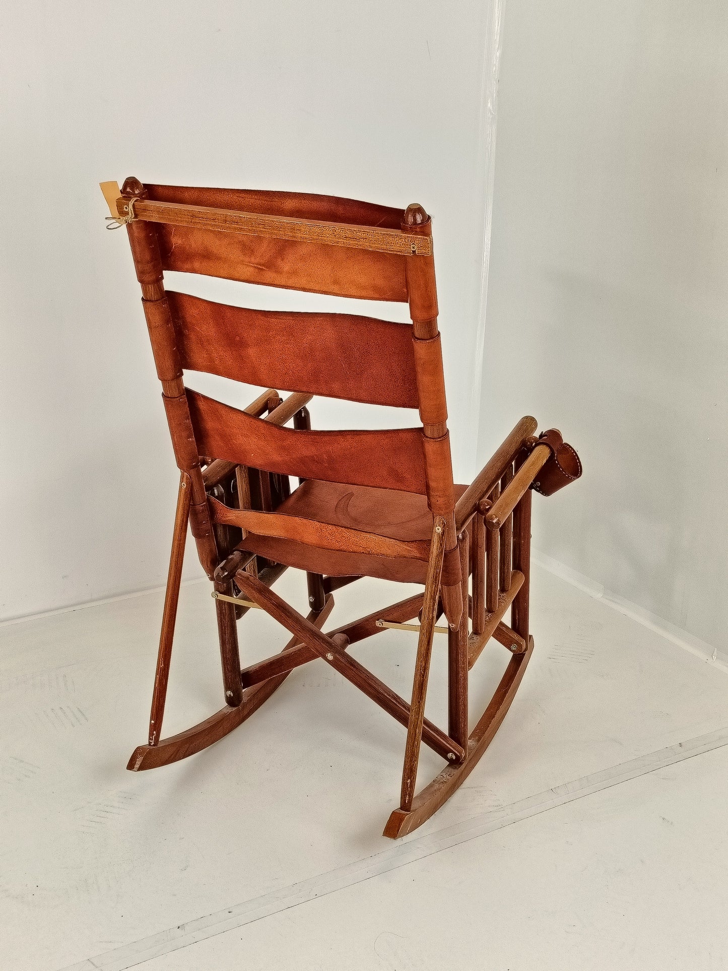 Safari Rocking Chair With Leather