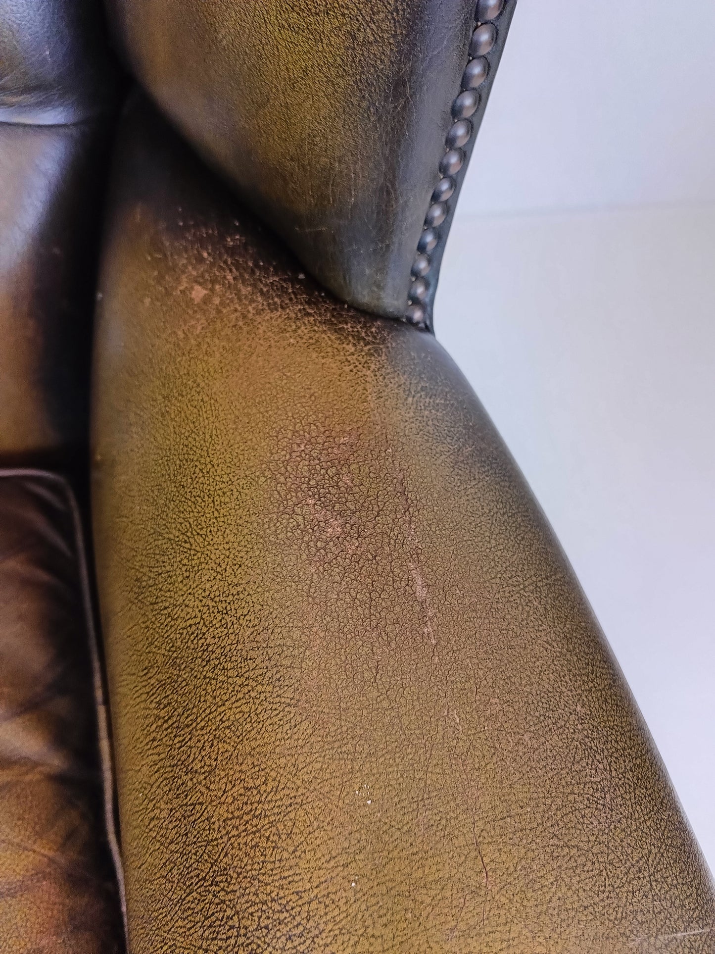 Green Chesterfield Lounge Chairs