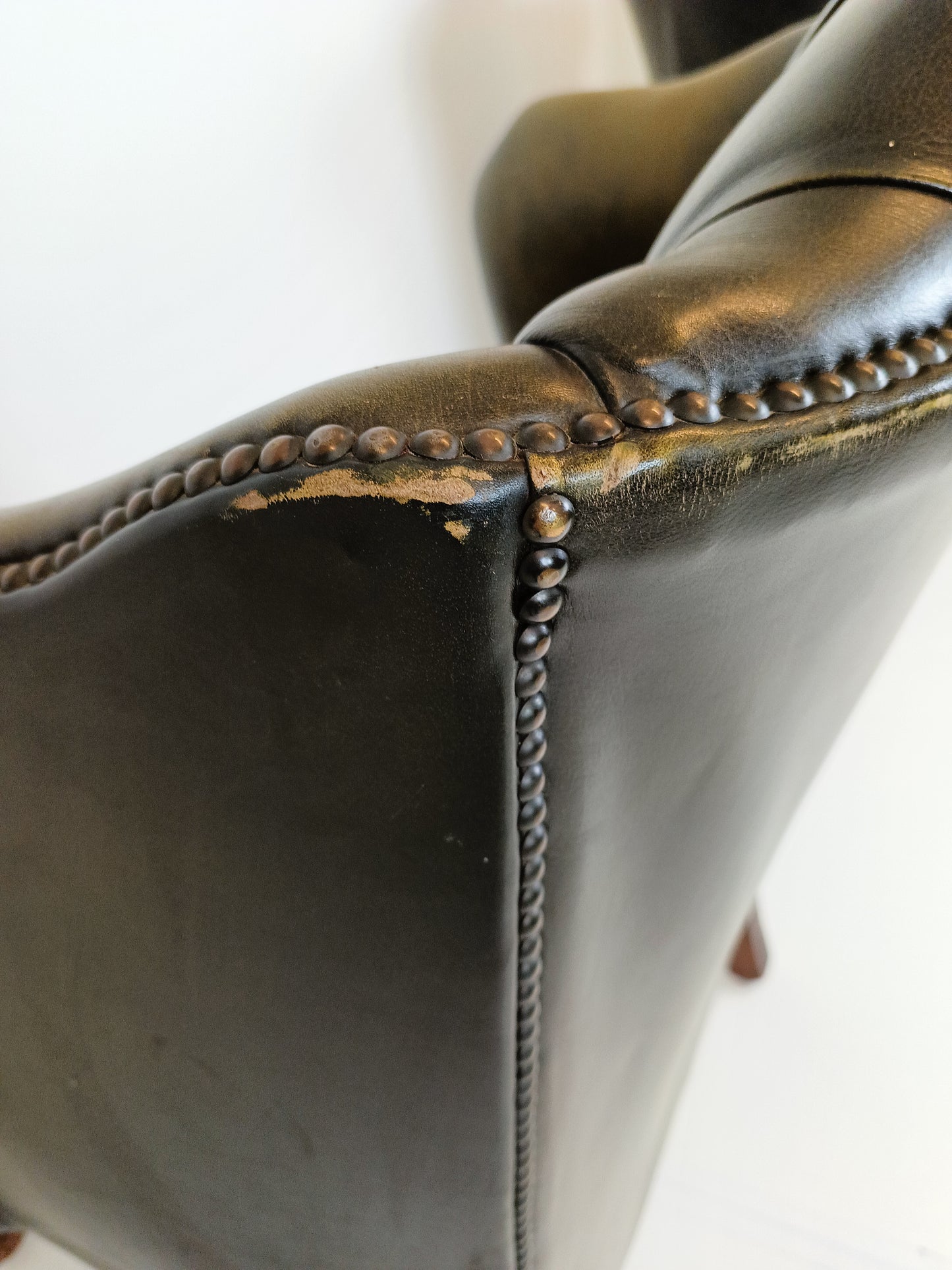 Green Chesterfield Lounge Chairs