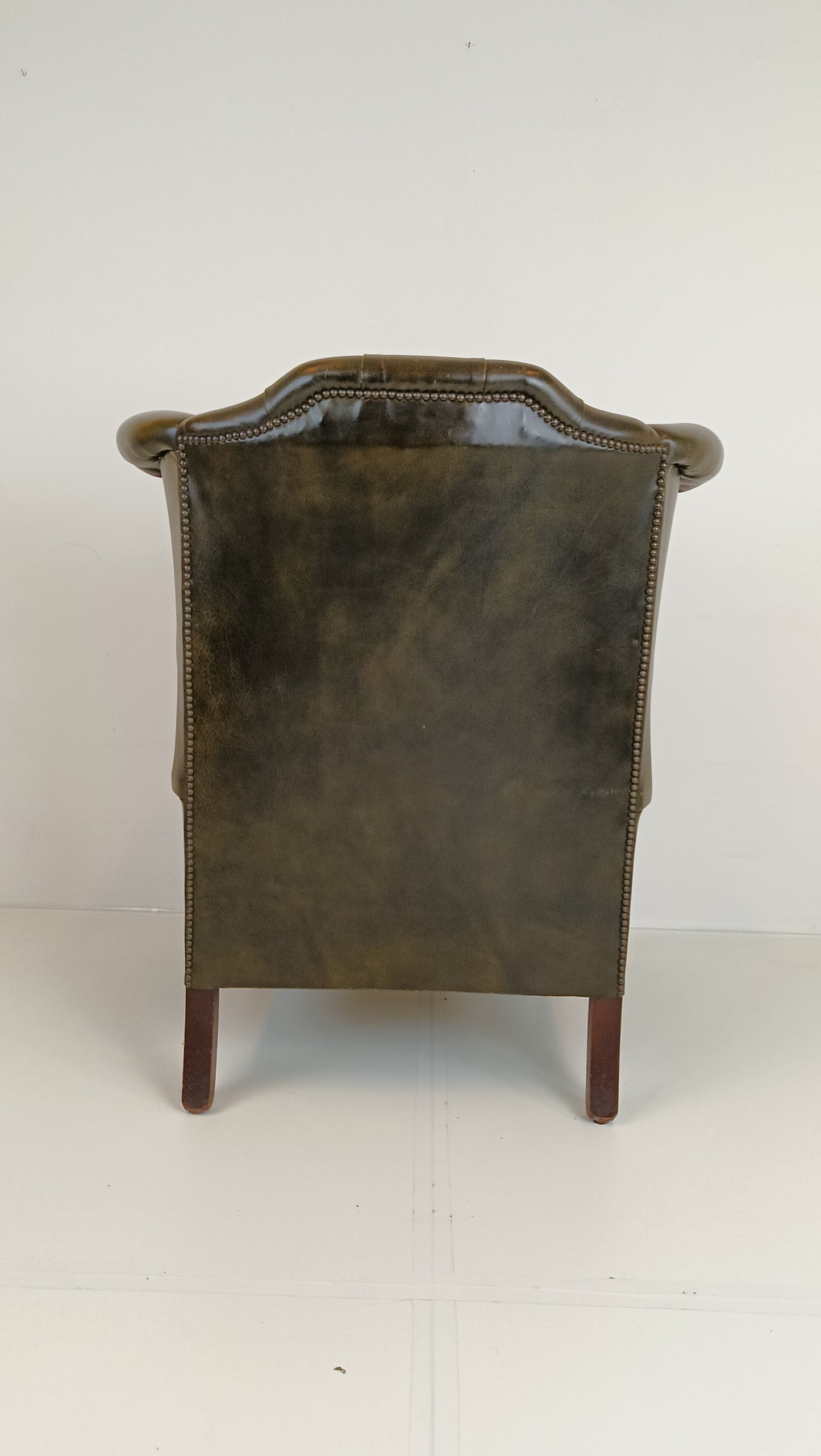 Green Chesterfield Lounge Chairs