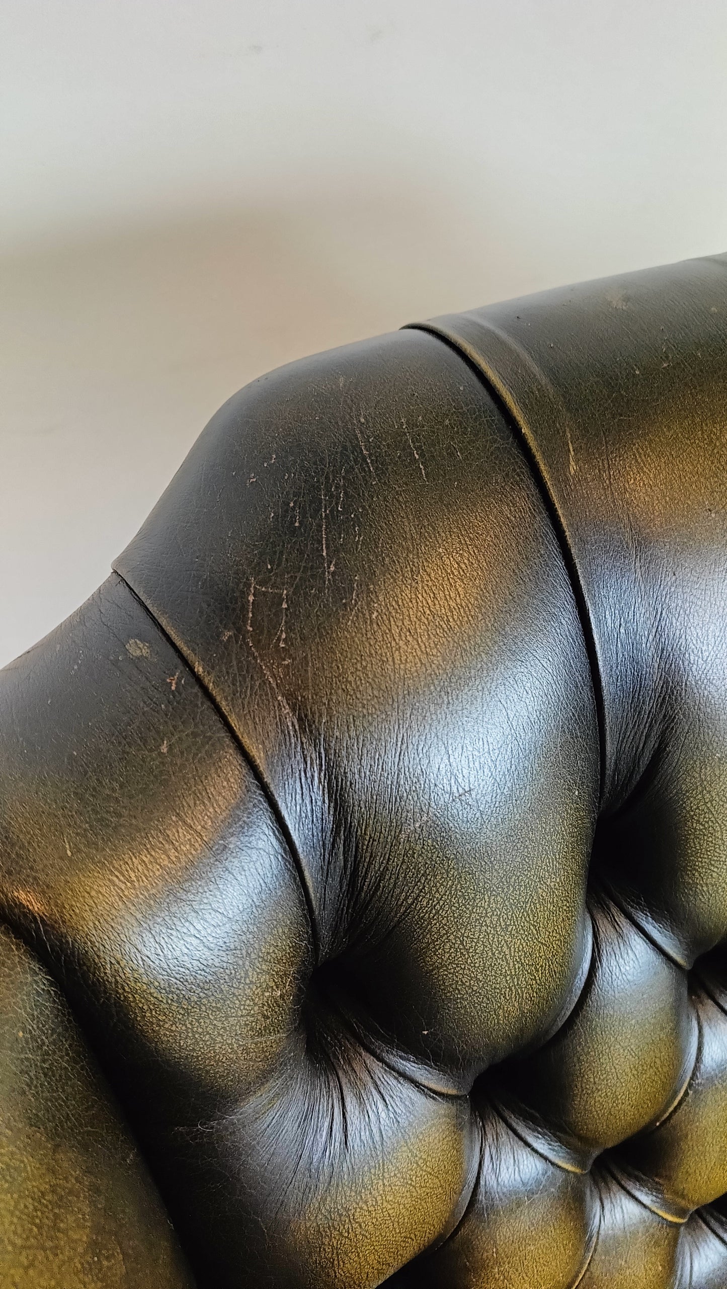 Green Chesterfield Lounge Chairs