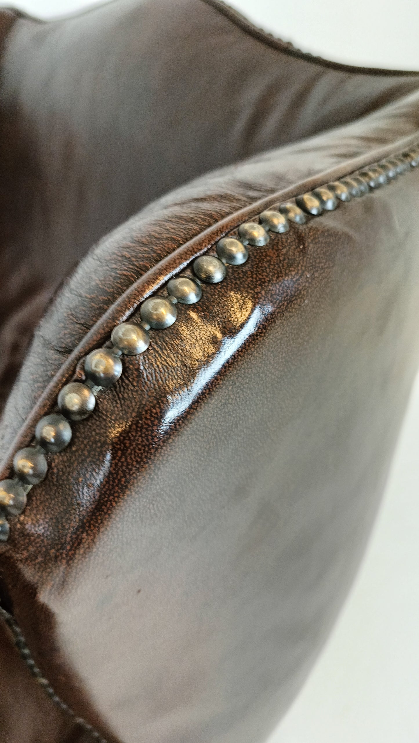 Set Of Bovine Leather Chairs