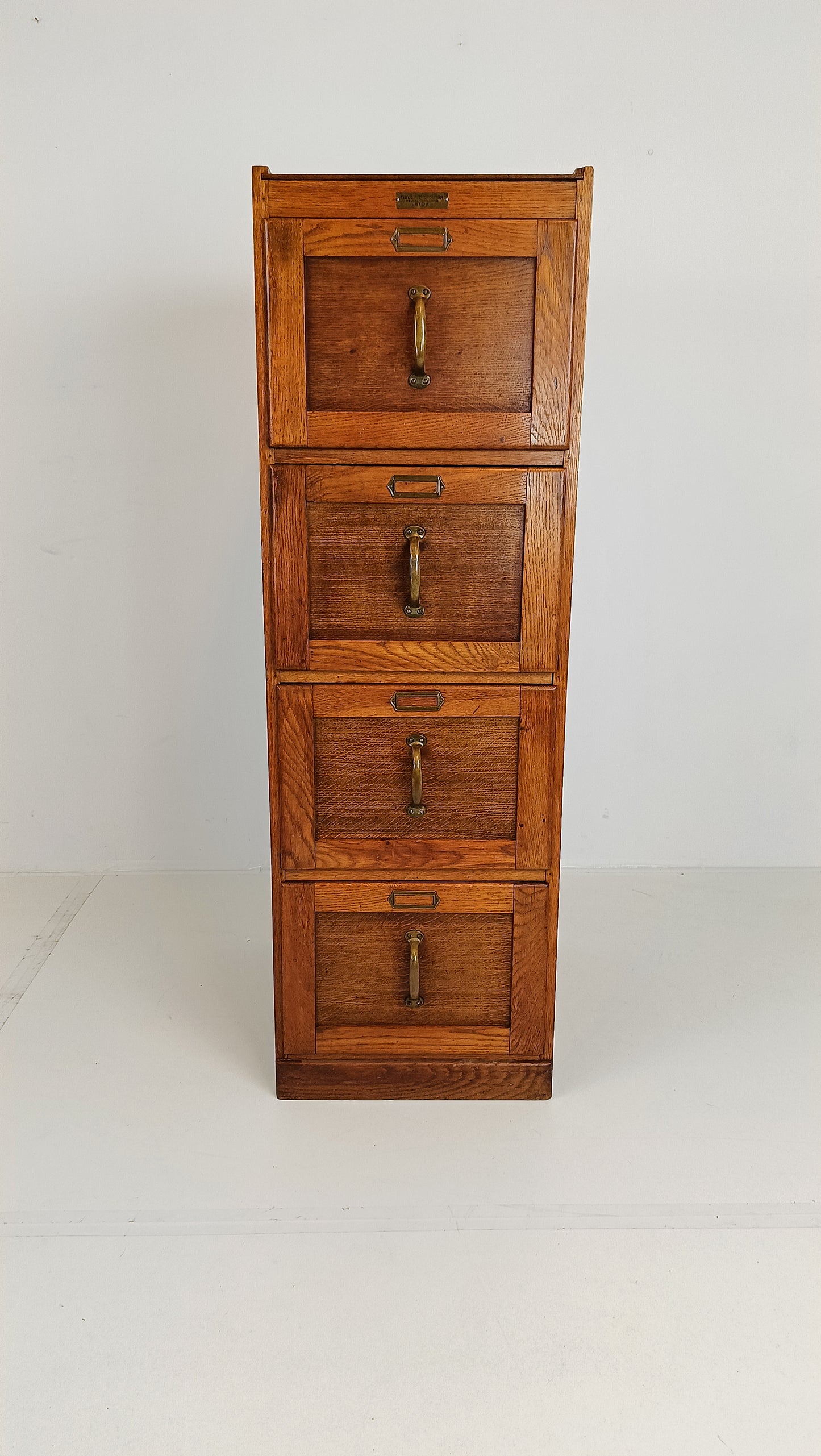 Exclusive Antique Filling Cabinet In Oak Wood Tiele & Schouten Leiden