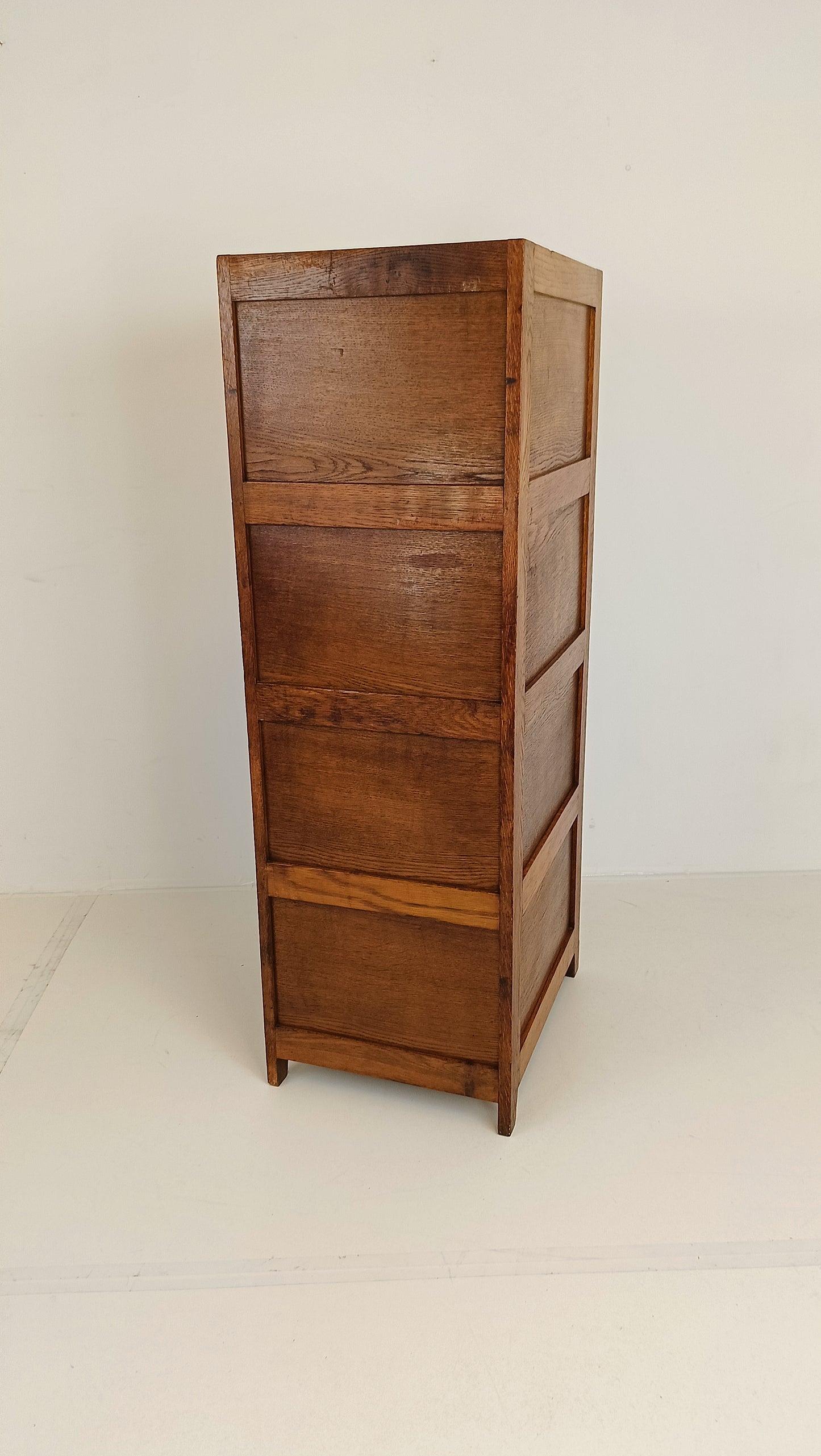 Exclusive Antique Filling Cabinet In Oak Wood Tiele & Schouten Leiden