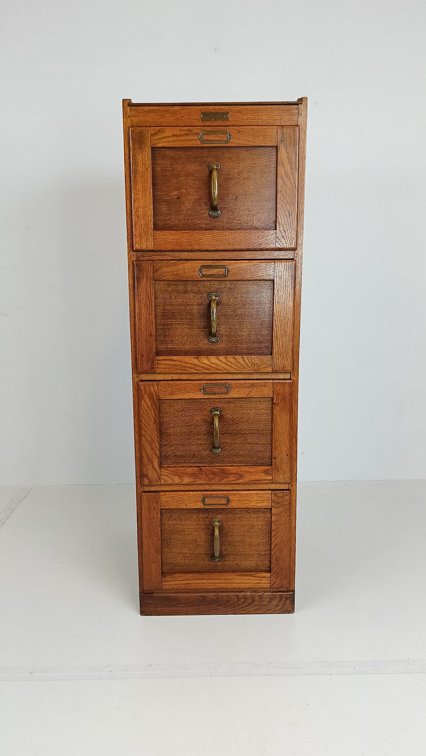 Exclusive Antique Filling Cabinet In Oak Wood Tiele & Schouten Leiden