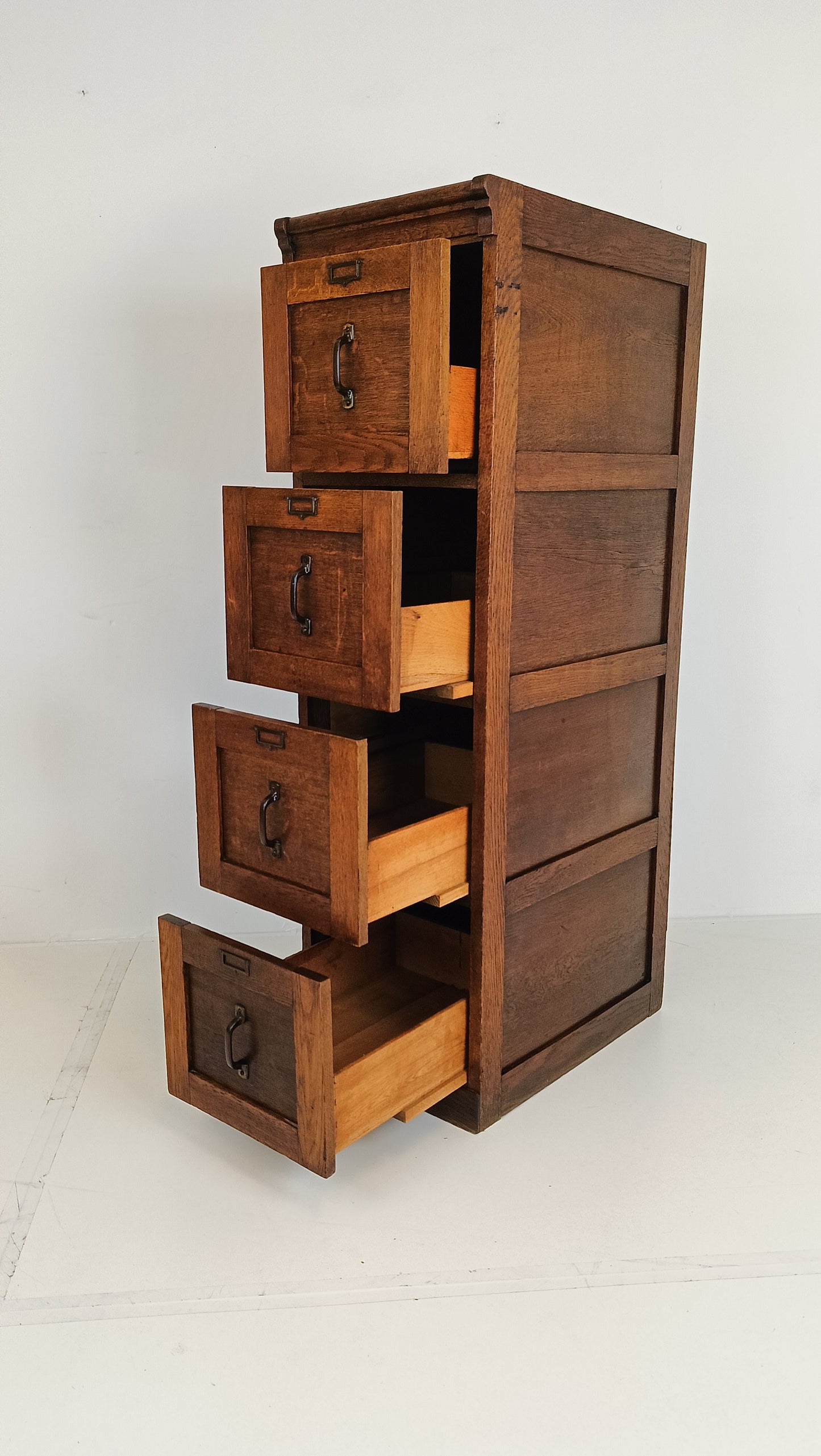 Antique Oak File Cabinet