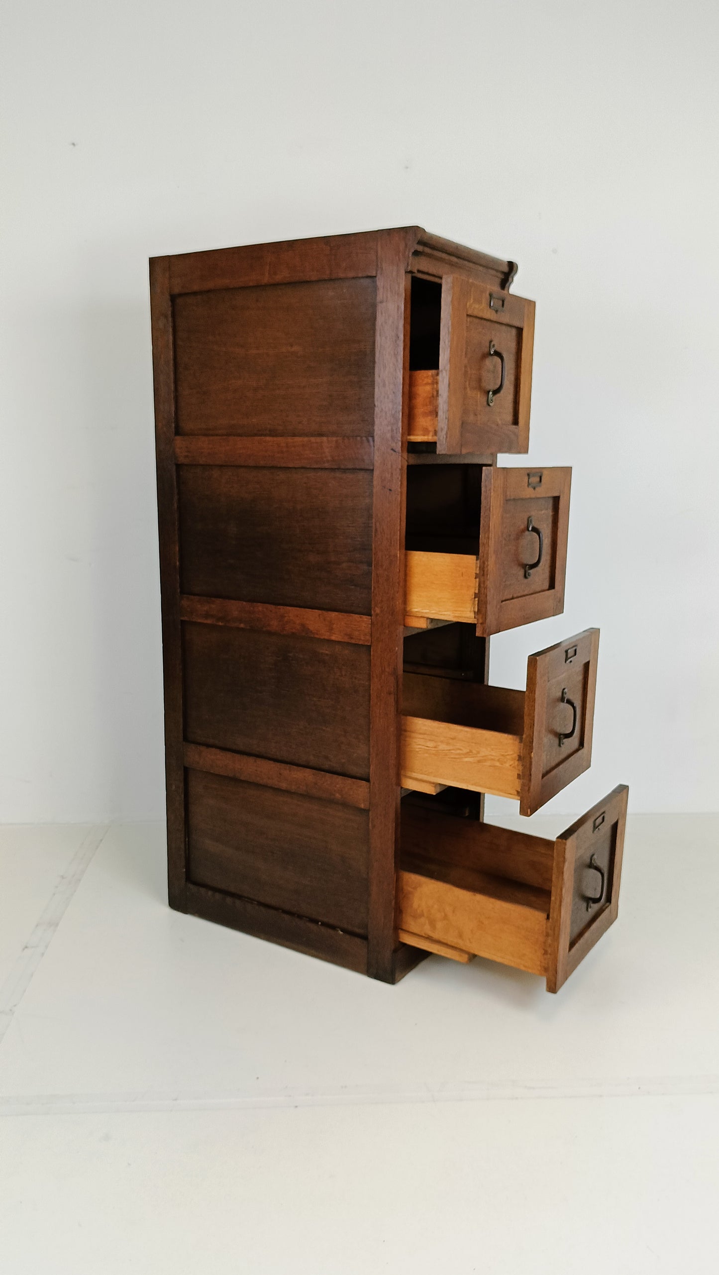 Antique Oak File Cabinet