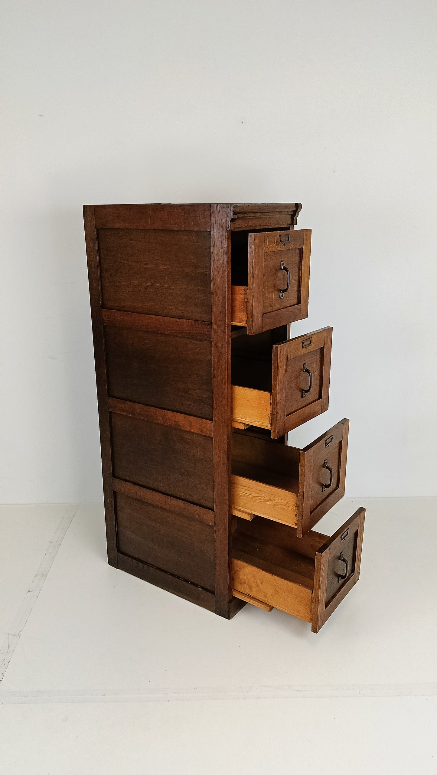 Antique Oak File Cabinet