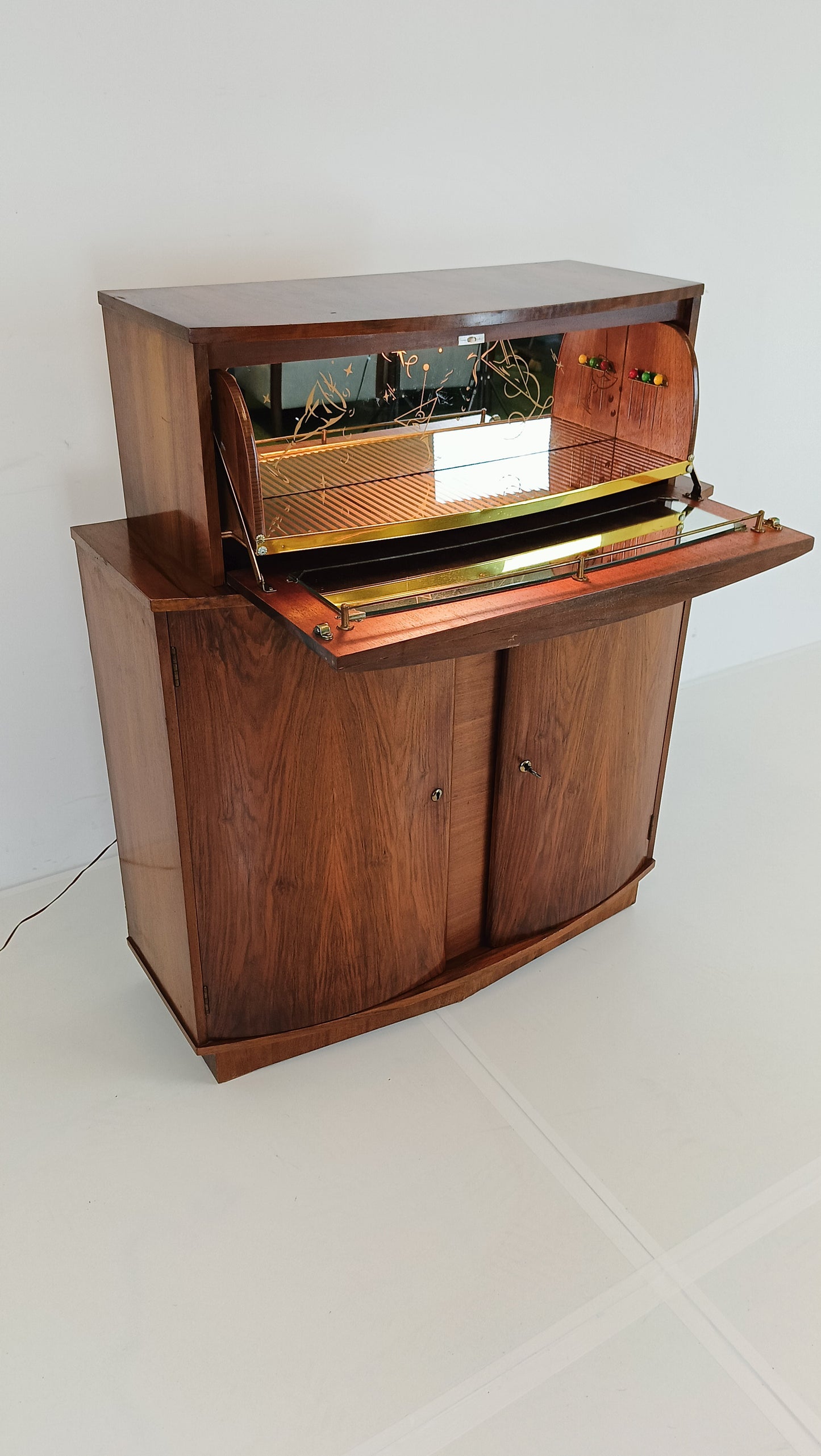 Vintage Cocktail Bar "Surline" George Serlin And Sons