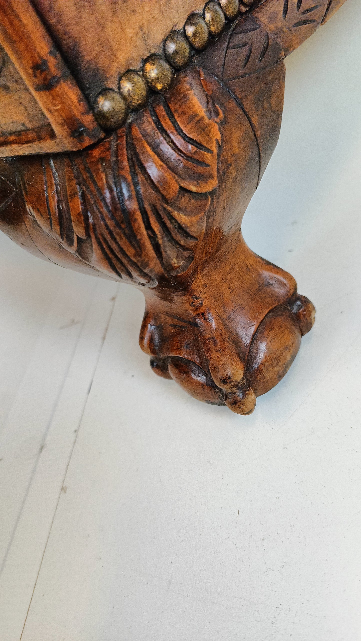Stunning Antique Sheep Leather  Club Chair