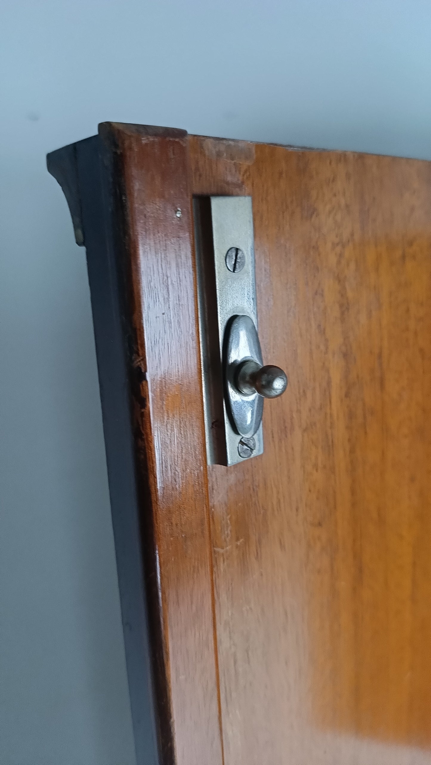 Stunning English Art Deco Burrnut Wardrobe
