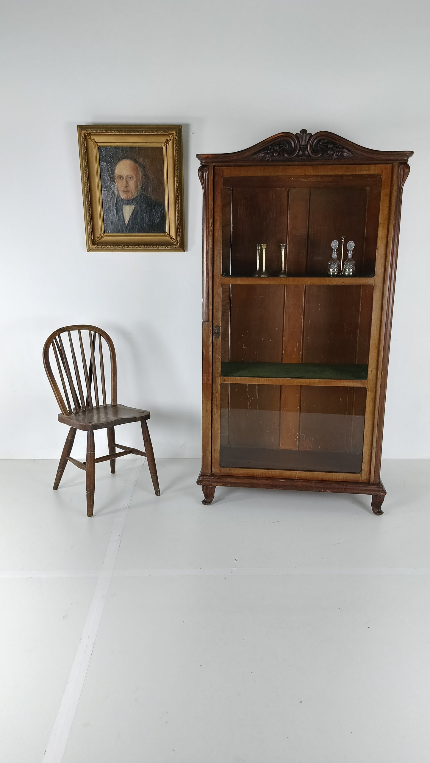 Stunning Antique Display Cabinet